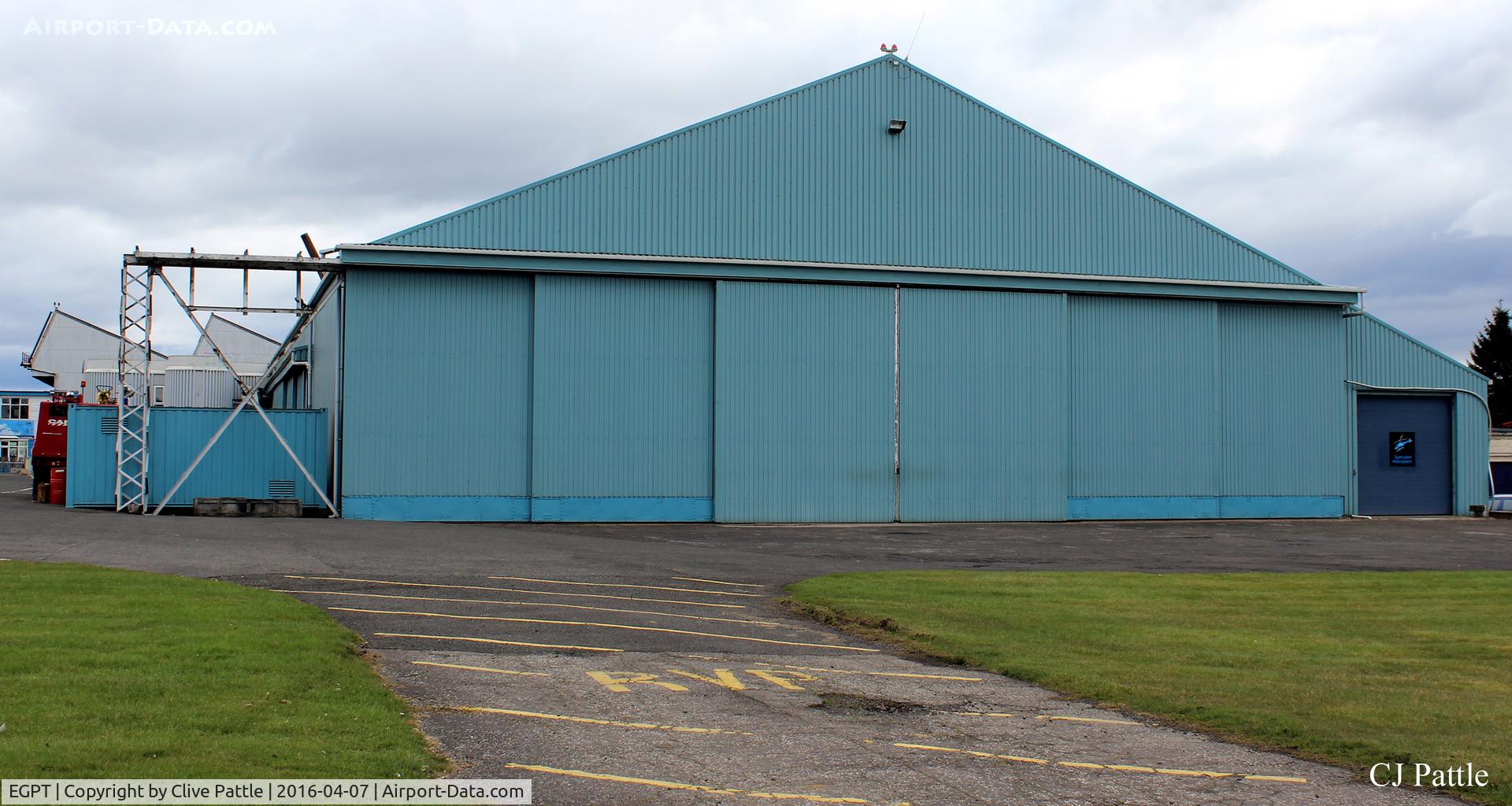 Perth Airport (Scotland), Perth, Scotland United Kingdom (EGPT) - WWII hangar in use at Perth EGPT