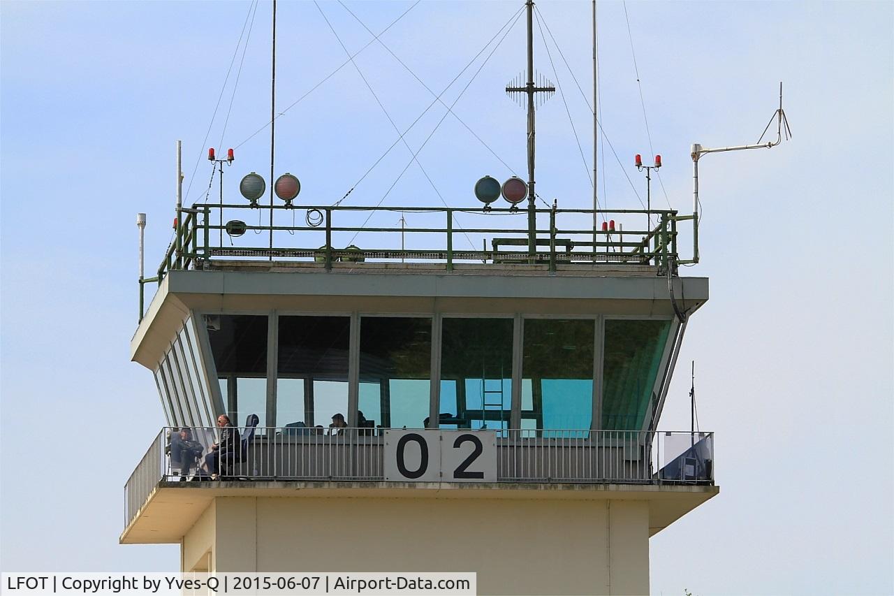 Tours Val de Loire Airport, Tours France (LFOT) - Control tower, Tours - St Symphorien Air Base 705 (LFOT-TUF)
