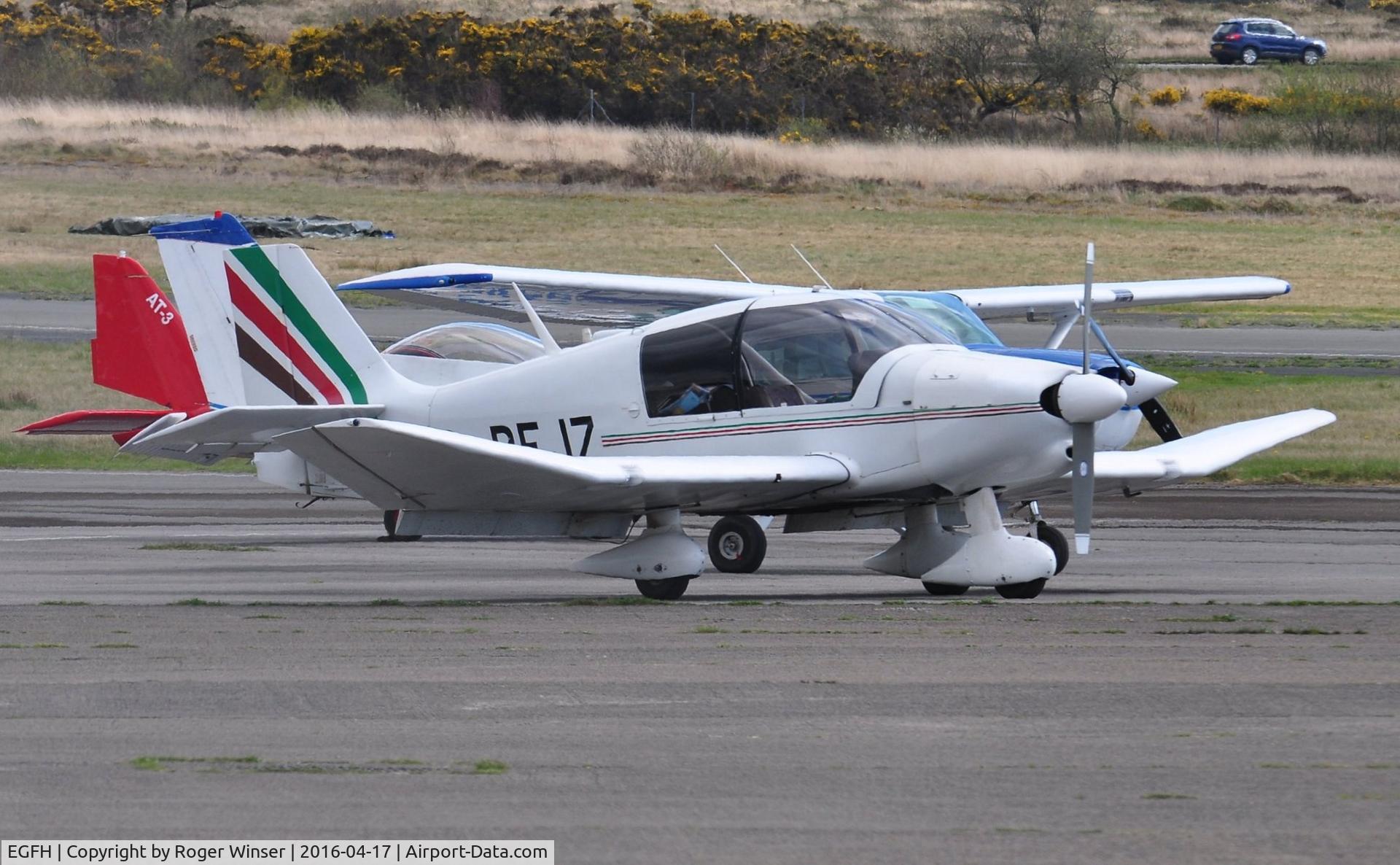 Swansea Airport, Swansea, Wales United Kingdom (EGFH) - The apron filling up with visiting aircraft.