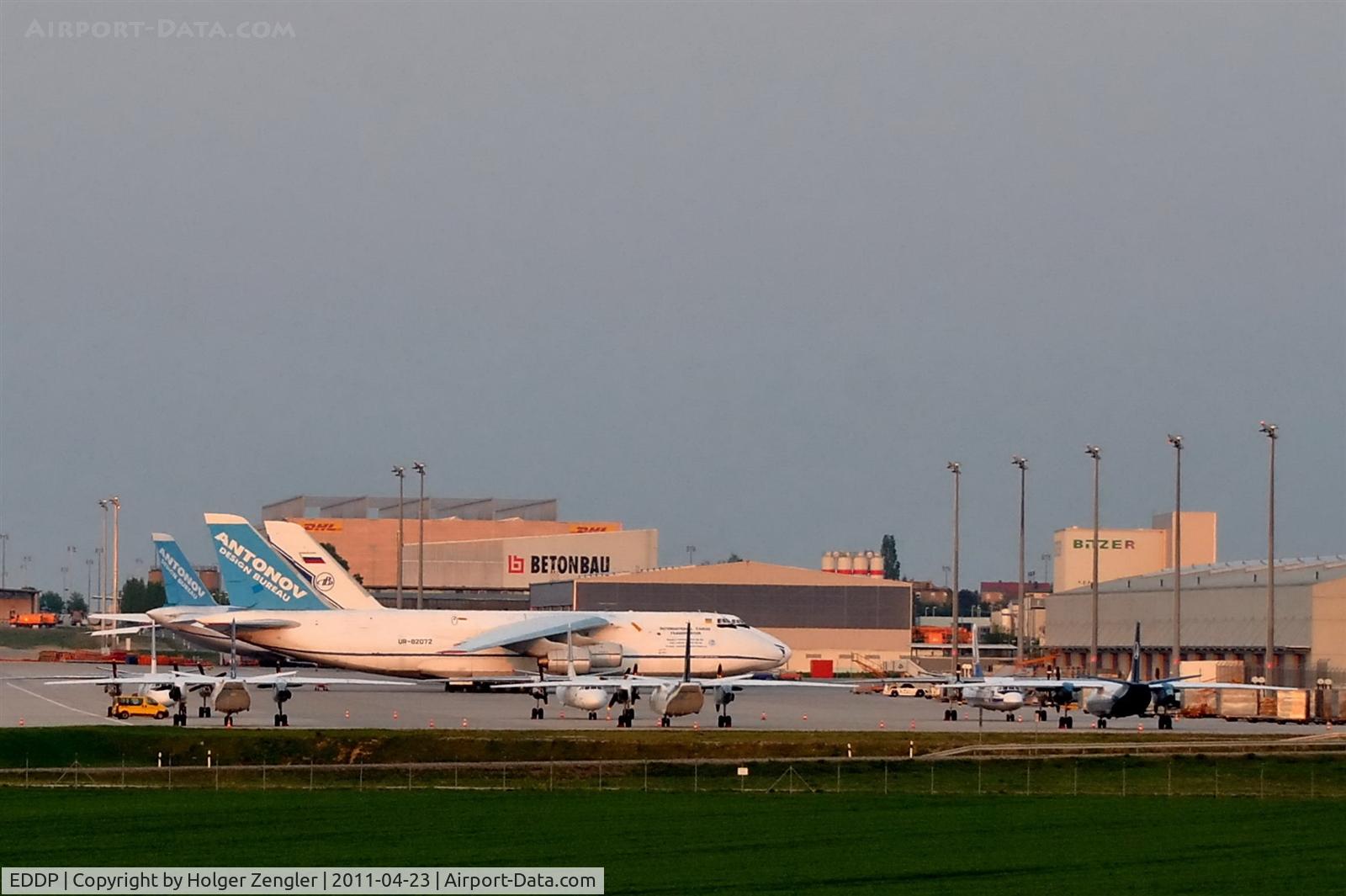 Leipzig/Halle Airport, Leipzig/Halle Germany (EDDP) - Last sunlight on apron 2....