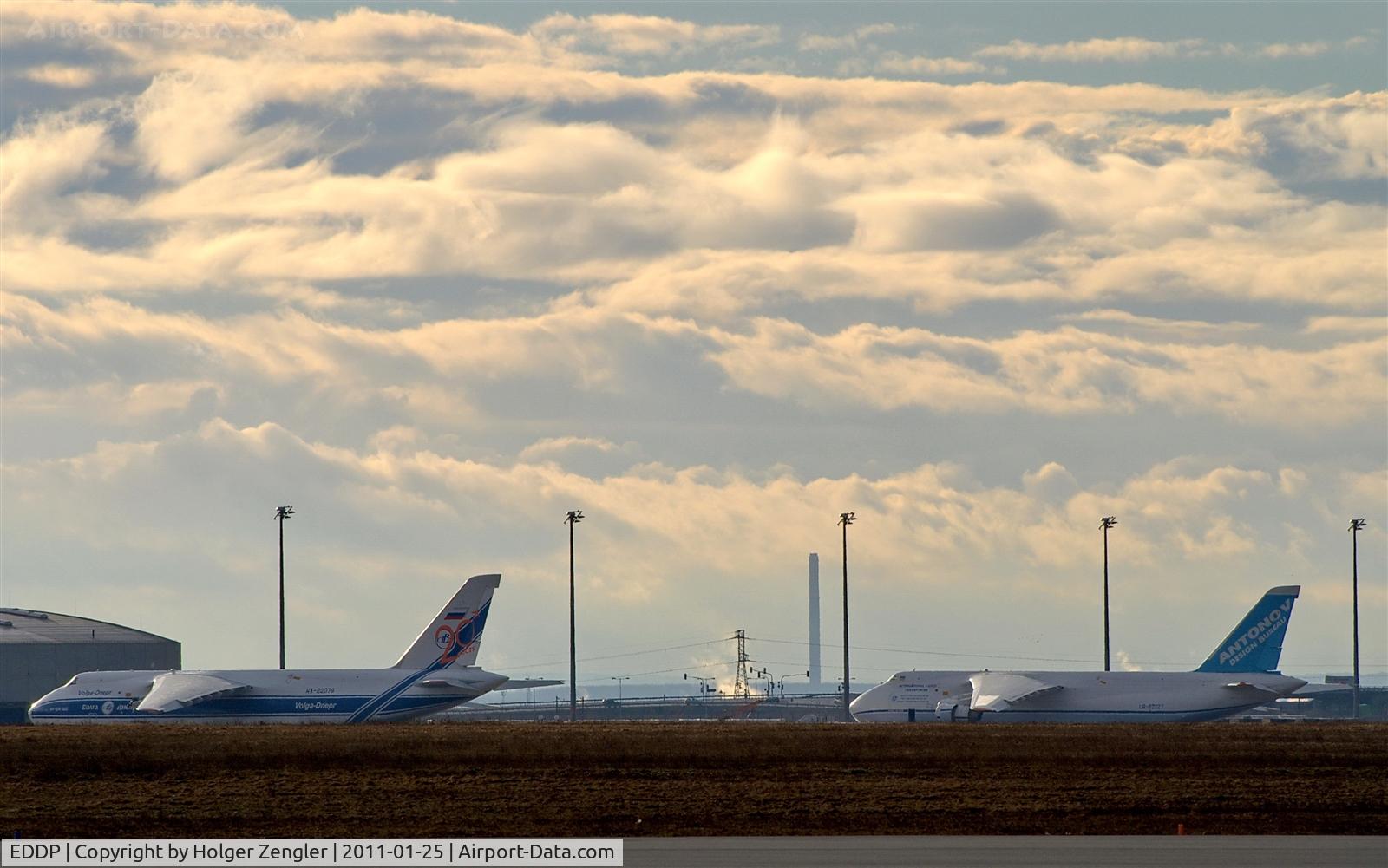 Leipzig/Halle Airport, Leipzig/Halle Germany (EDDP) - Big babies under a dramatic sky......
