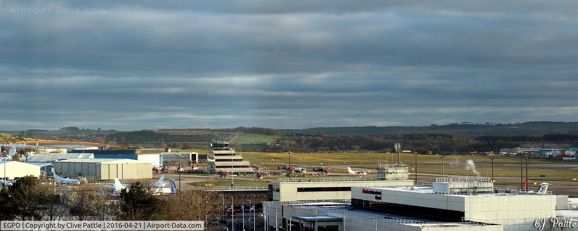Aberdeen Airport, Aberdeen, Scotland United Kingdom (EGPD) - Aberdeen EGPD looking north - panoramic
