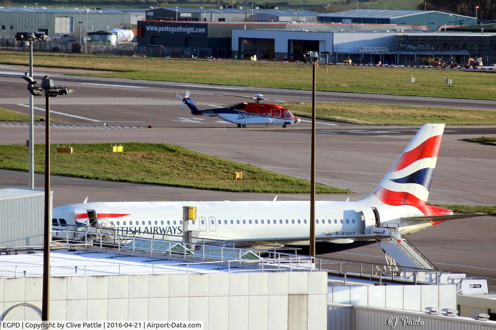 Aberdeen Airport, Aberdeen, Scotland United Kingdom (EGPD) - Aberdeen EGPD terminal looking north