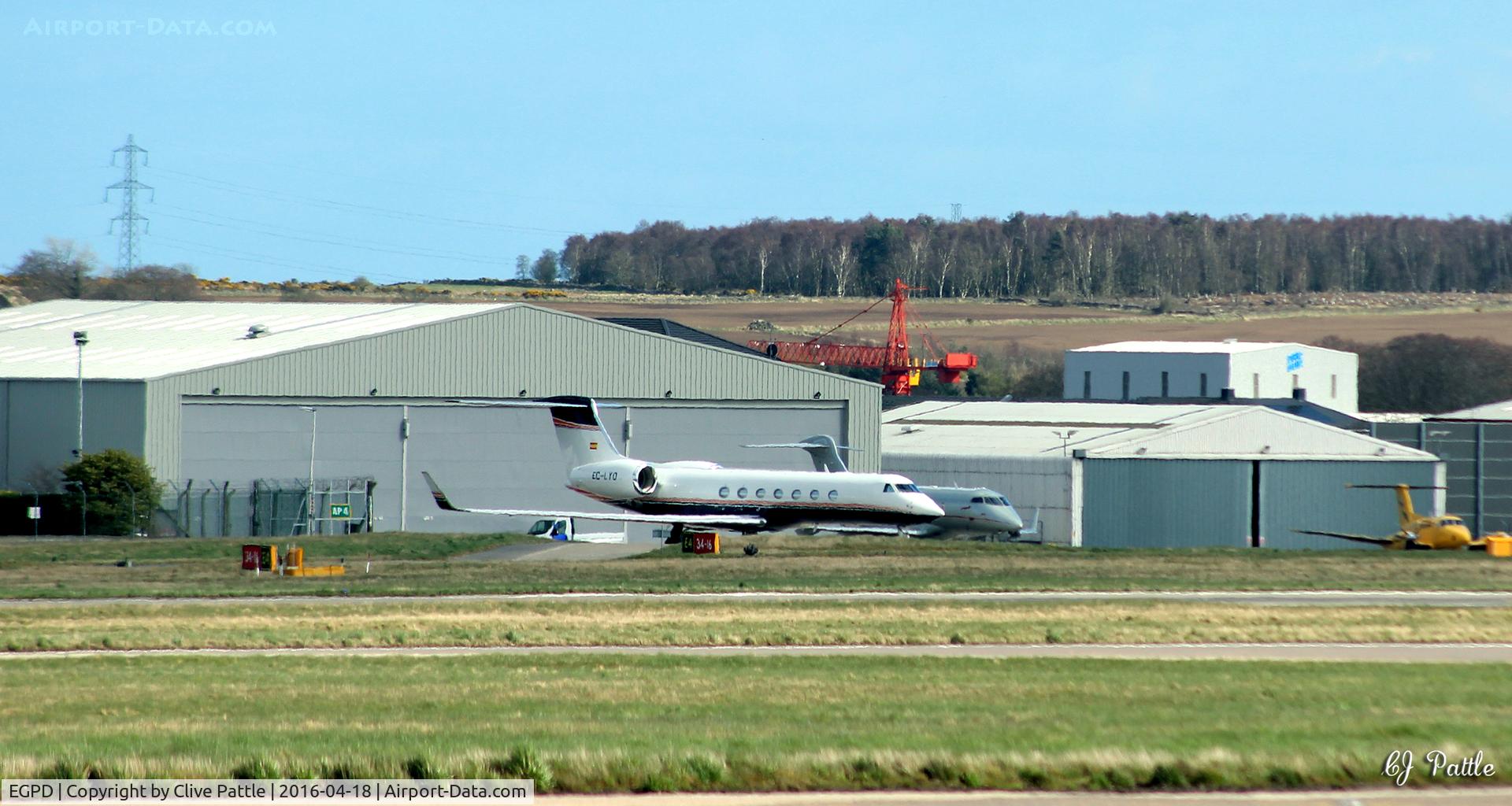 Aberdeen Airport, Aberdeen, Scotland United Kingdom (EGPD) - GA area on east side at Aberdeen EGPD