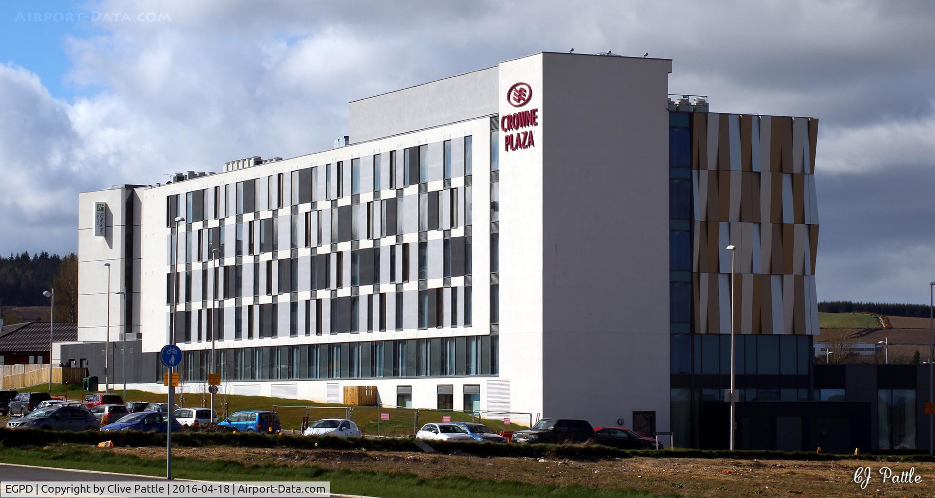 Aberdeen Airport, Aberdeen, Scotland United Kingdom (EGPD) - One of the many new hotels that have sprung up at Aberdeen EGPD in the last year. Excellent viewing of the airport from the higher floors.