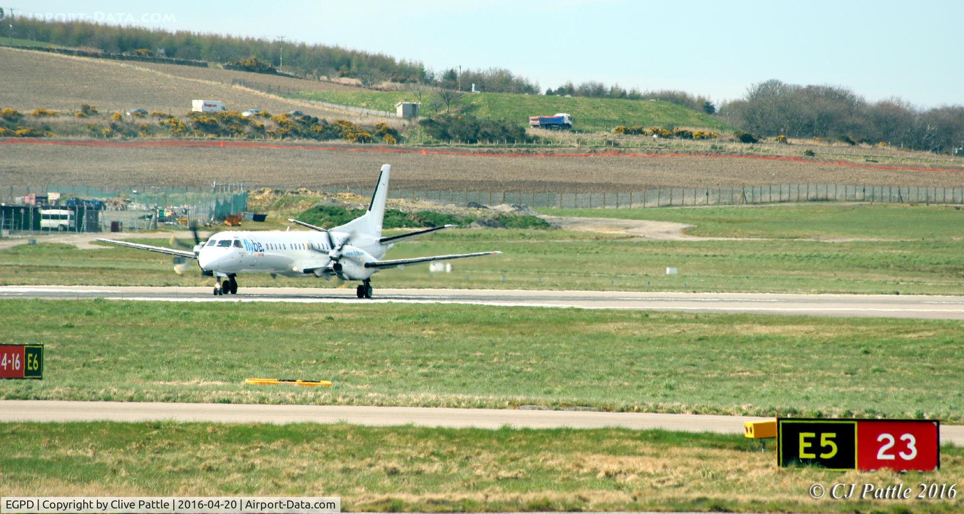 Aberdeen Airport, Aberdeen, Scotland United Kingdom (EGPD) - Rwy 23 threshold at Aberdeen EGPD