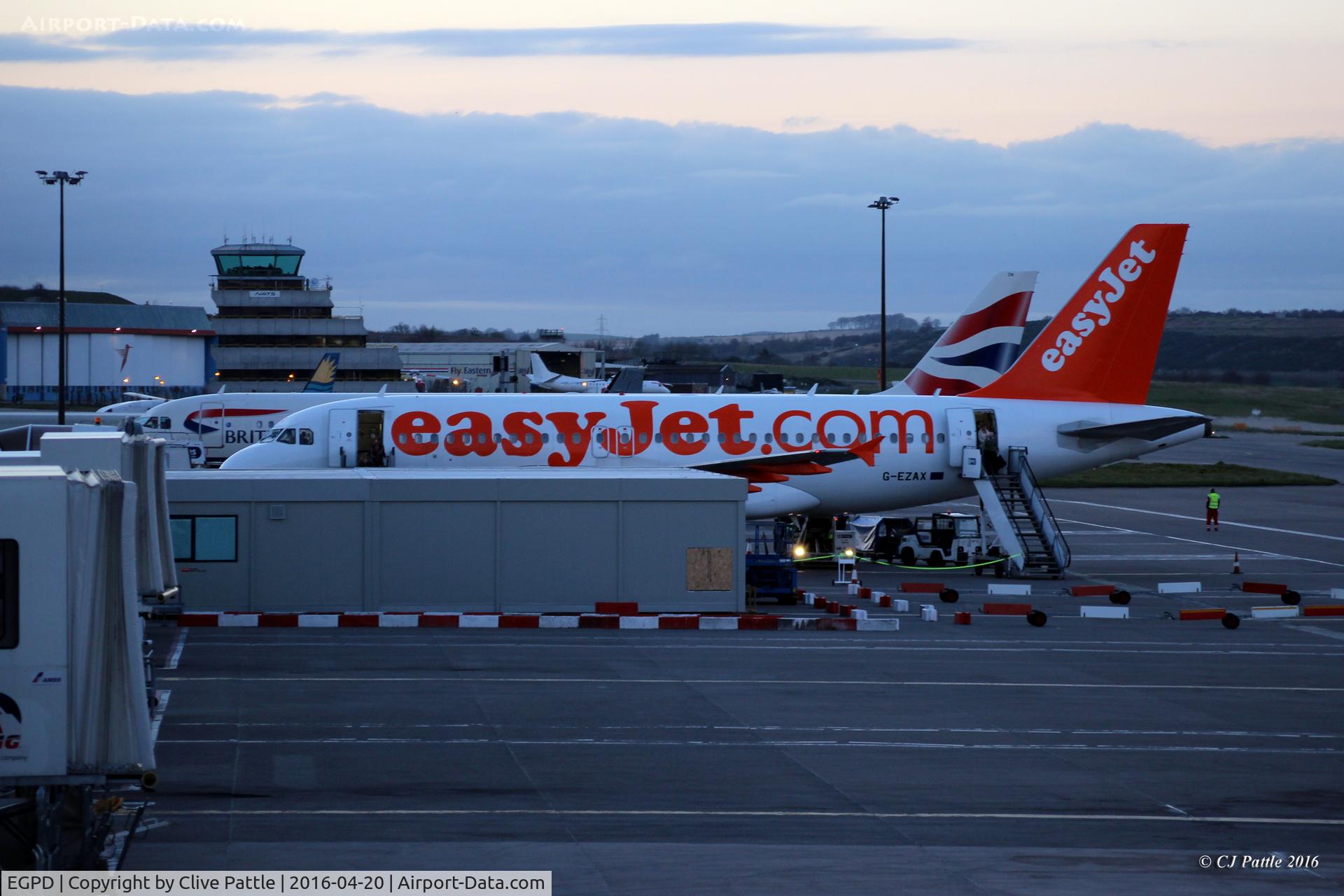 Aberdeen Airport, Aberdeen, Scotland United Kingdom (EGPD) - Gates and gantries at Aberdeen EGPD