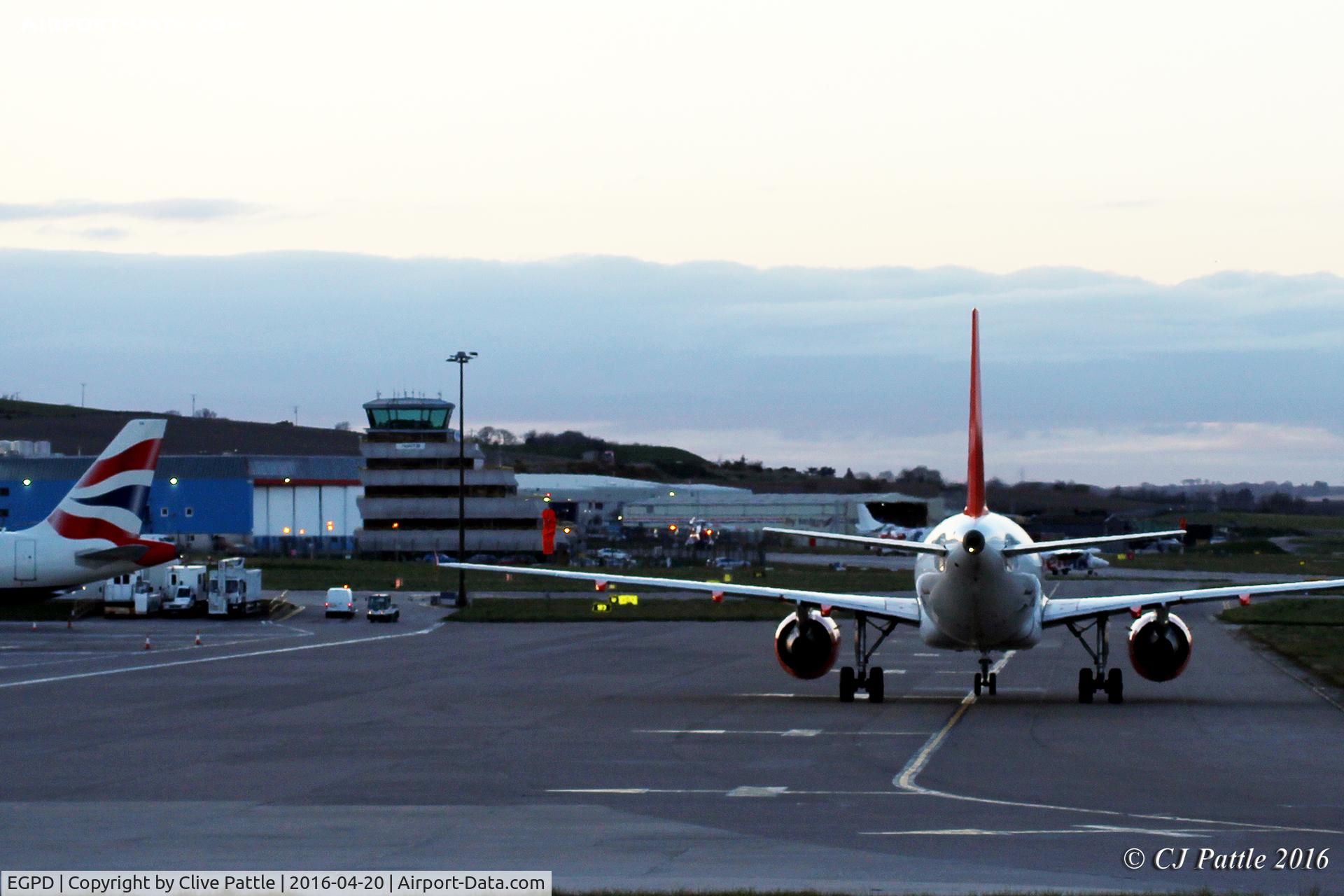 Aberdeen Airport, Aberdeen, Scotland United Kingdom (EGPD) - Main apron at Aberdeen EGPD