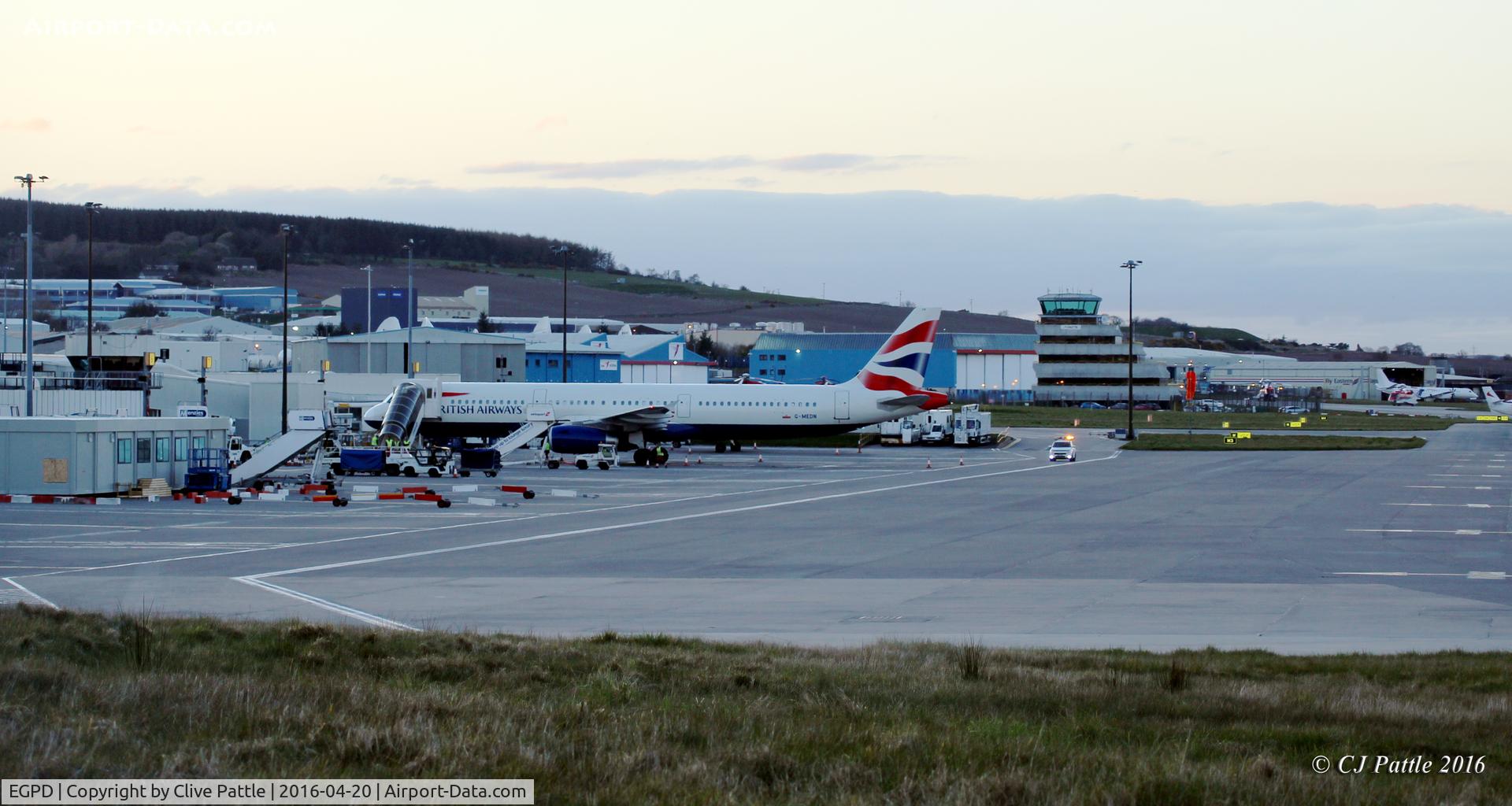 Aberdeen Airport, Aberdeen, Scotland United Kingdom (EGPD) - Main apron at Aberdeen EGPD