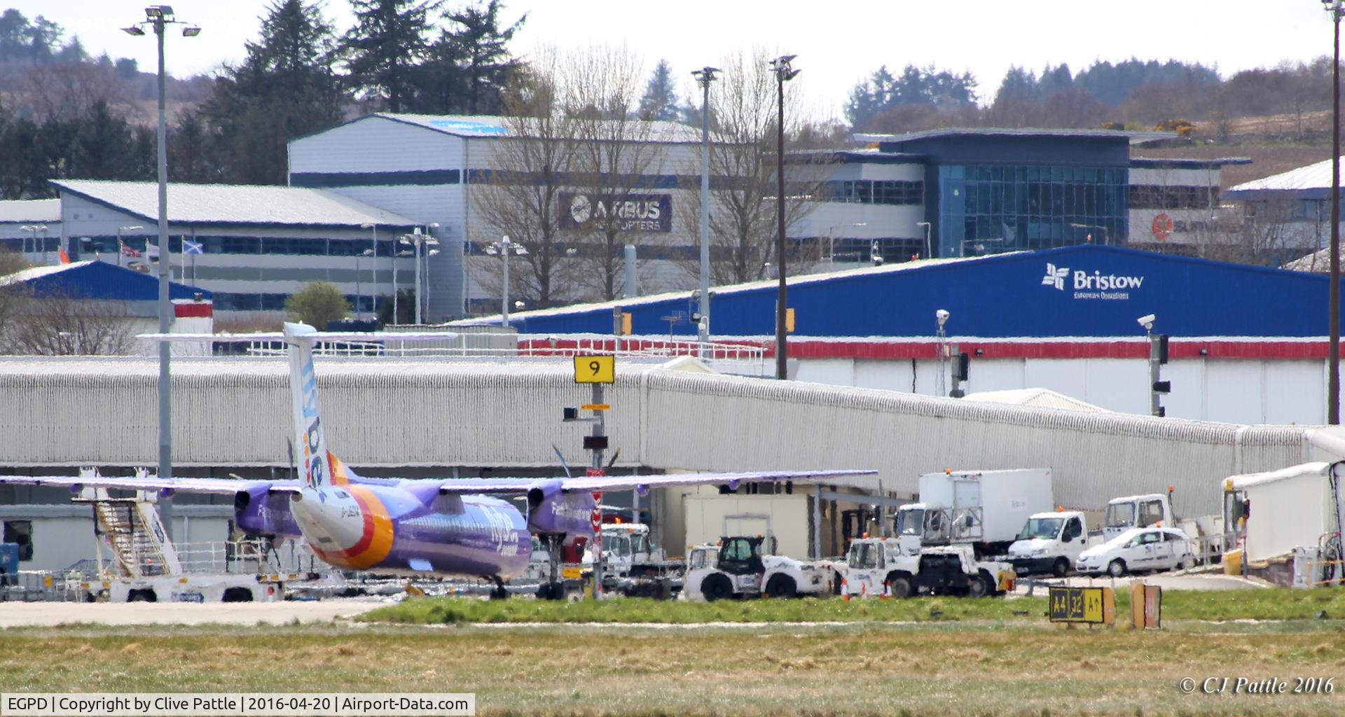 Aberdeen Airport, Aberdeen, Scotland United Kingdom (EGPD) - Terminal Close-up at Aberdeen EGPD