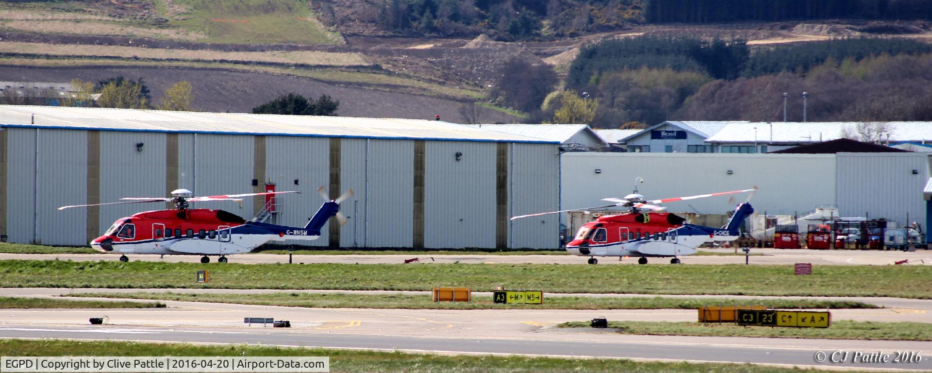 Aberdeen Airport, Aberdeen, Scotland United Kingdom (EGPD) - General view  at Aberdeen EGPD