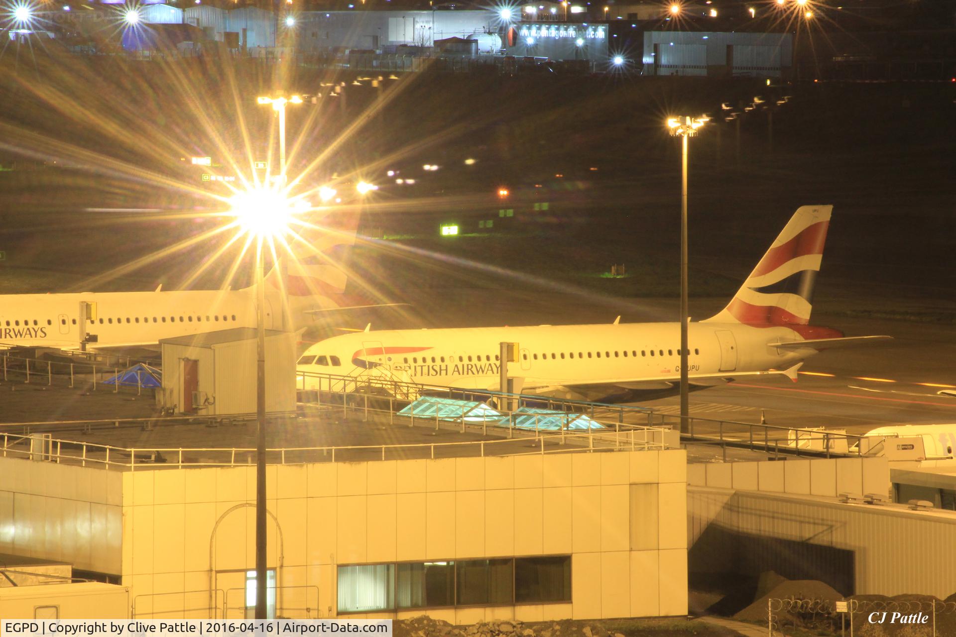 Aberdeen Airport, Aberdeen, Scotland United Kingdom (EGPD) - Night stop at Aberdeen Airport EGPD