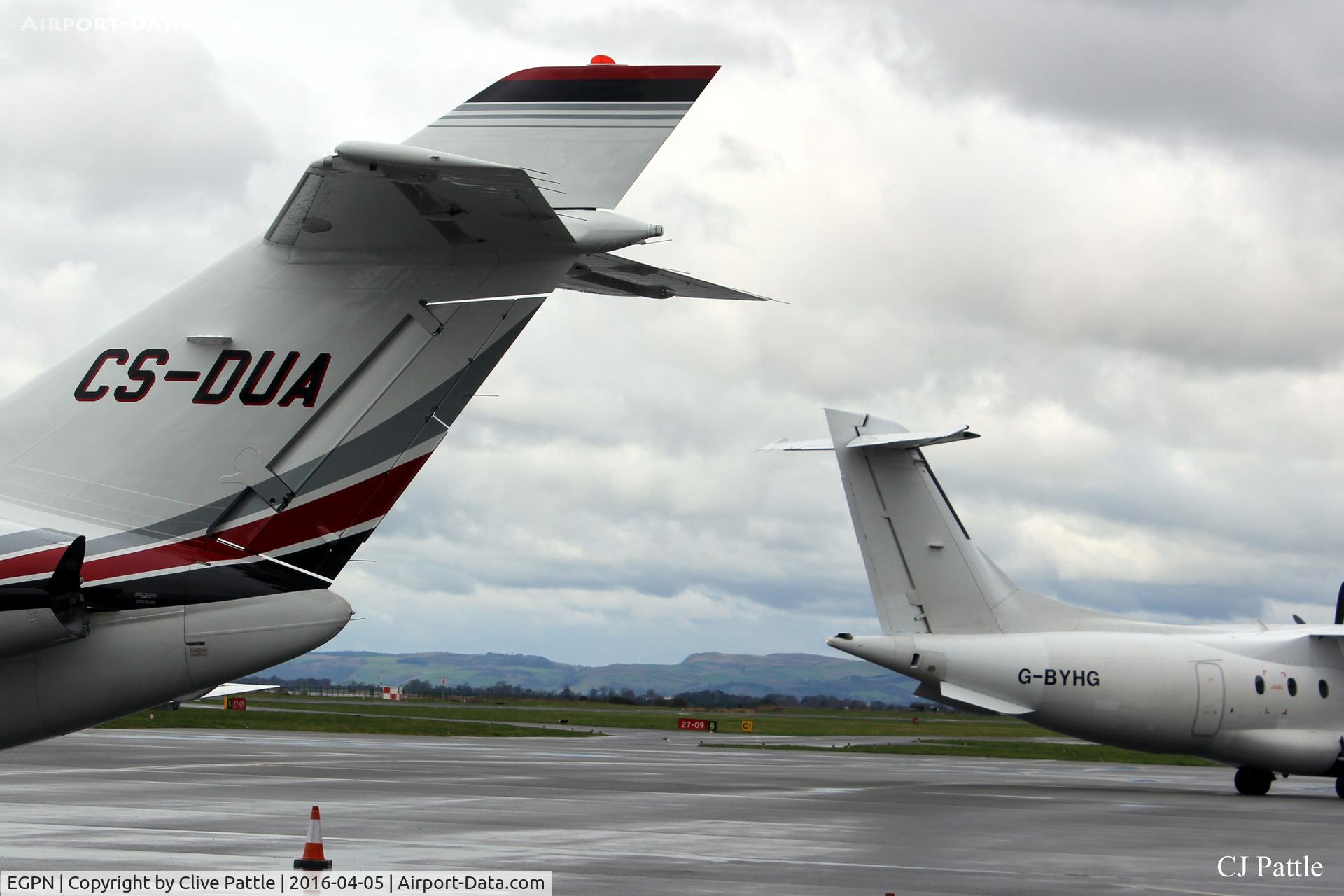 Dundee Airport, Dundee, Scotland United Kingdom (EGPN) - On the apron at Dundee Riverside EGPN