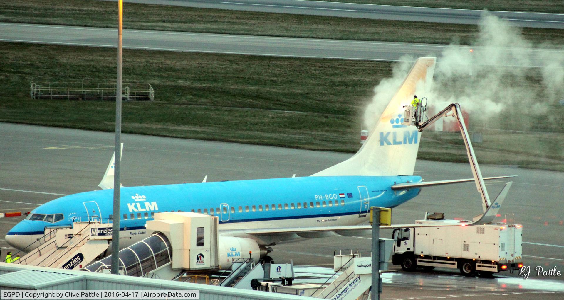 Aberdeen Airport, Aberdeen, Scotland United Kingdom (EGPD) - De-icing At Aberdeen EGPD