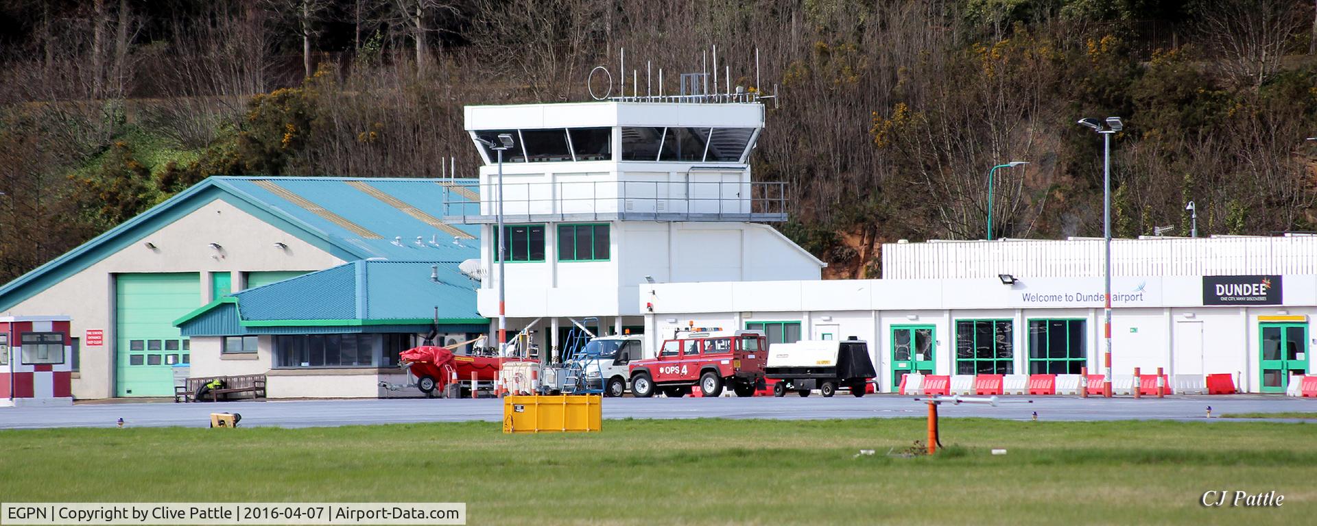 Dundee Airport, Dundee, Scotland United Kingdom (EGPN) - Dundee Riverside EGPN/DND - The passenger terminal and Tower