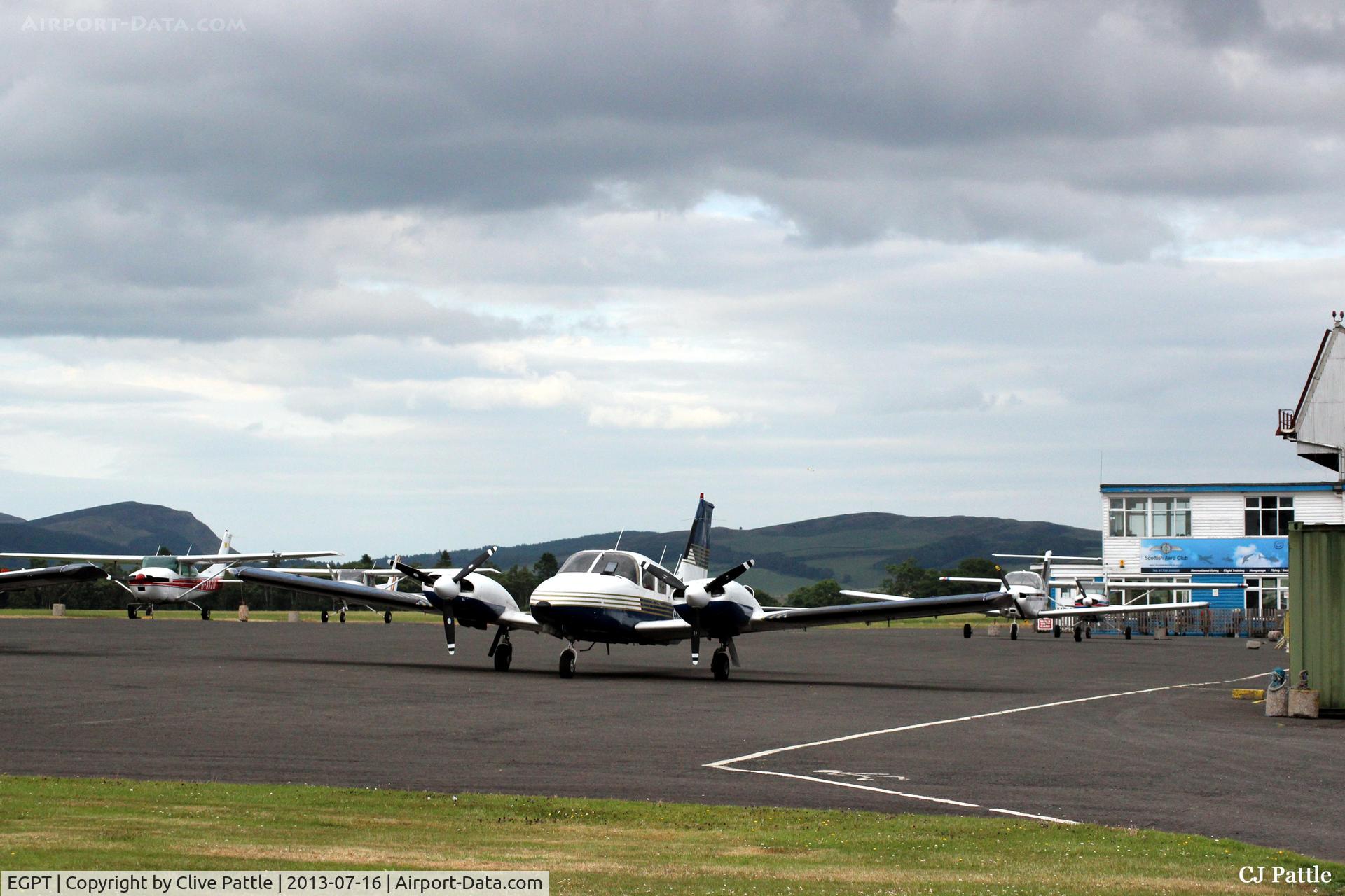 Perth Airport (Scotland), Perth, Scotland United Kingdom (EGPT) - Perth EGPT view
