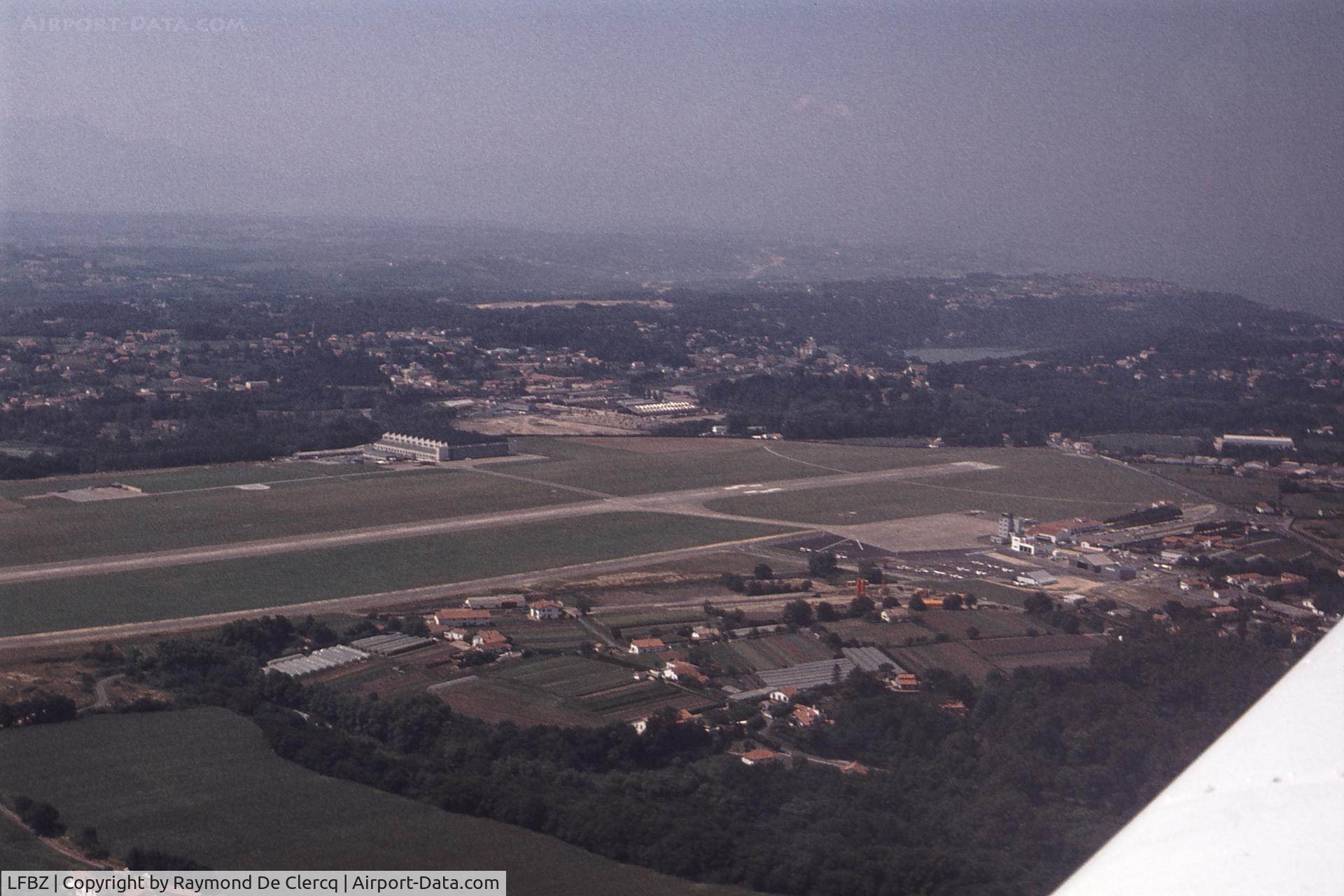 Biarritz-Bayonne Airport, Anglet Airport France (LFBZ) - Coming from the north with OO-TVO in July 1976.