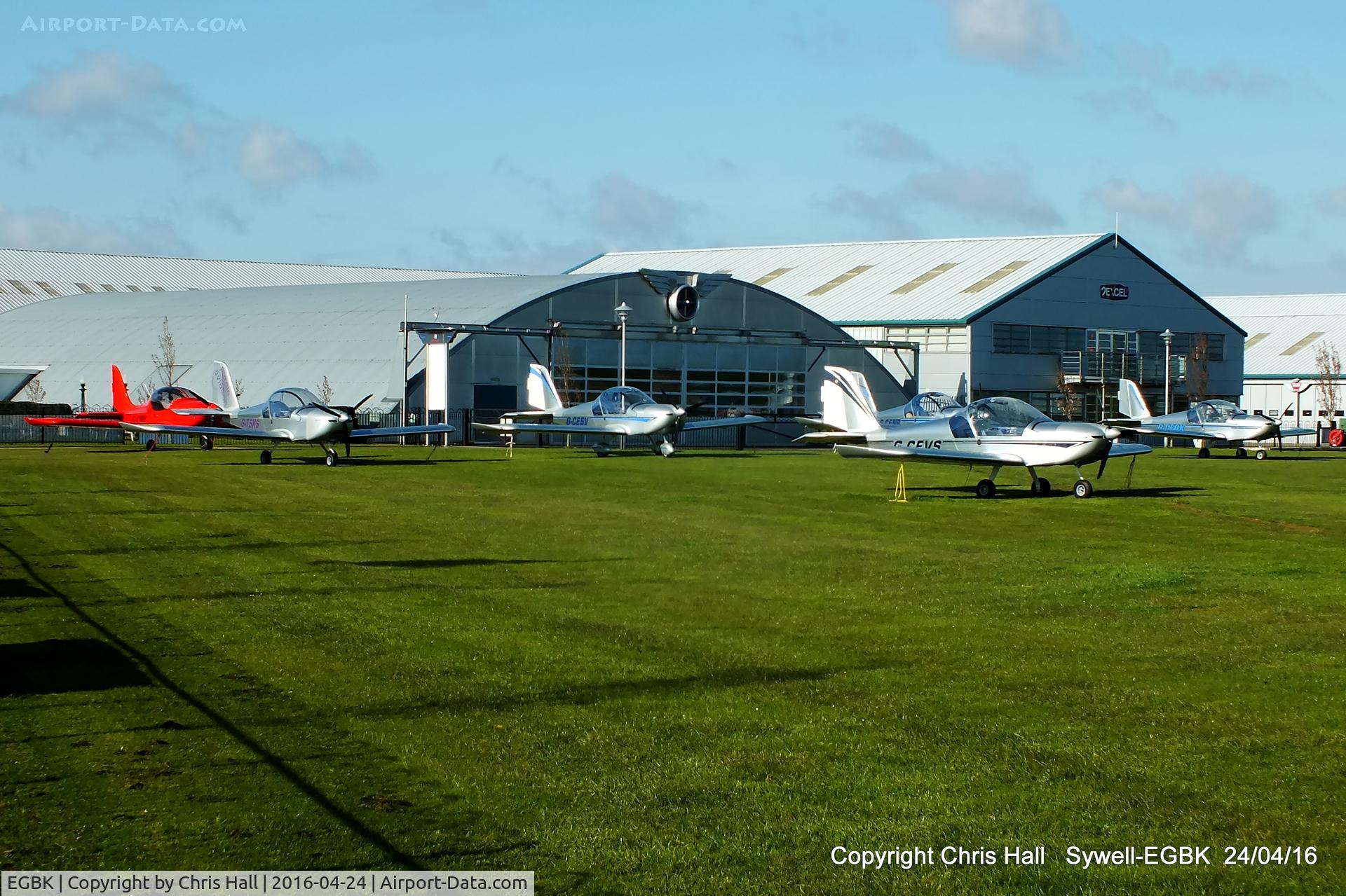 Sywell Aerodrome Airport, Northampton, England United Kingdom (EGBK) - at the EV-97 flyin at Sywell