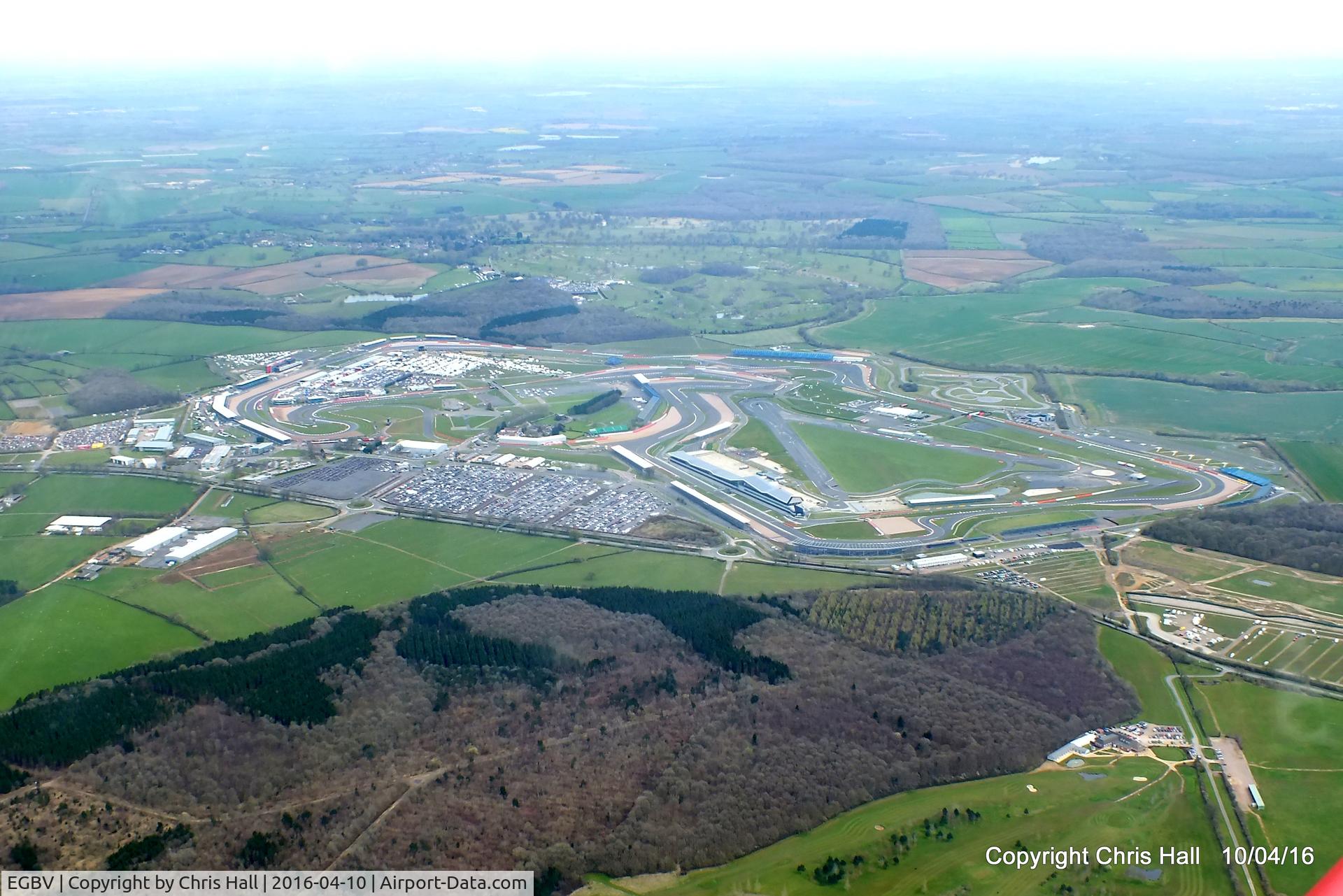 Silverstone Heliport Airport, Silverstone, England United Kingdom (EGBV) - Opened in 1943 as RAF Silverstone and was the base for No. 17 OTU operating the Vickers Wellington. It hosted the first ever Formula One World Championship race on 13th May 1950 which was won by Juan Manuel Fangio in his Alfa Romeo 158