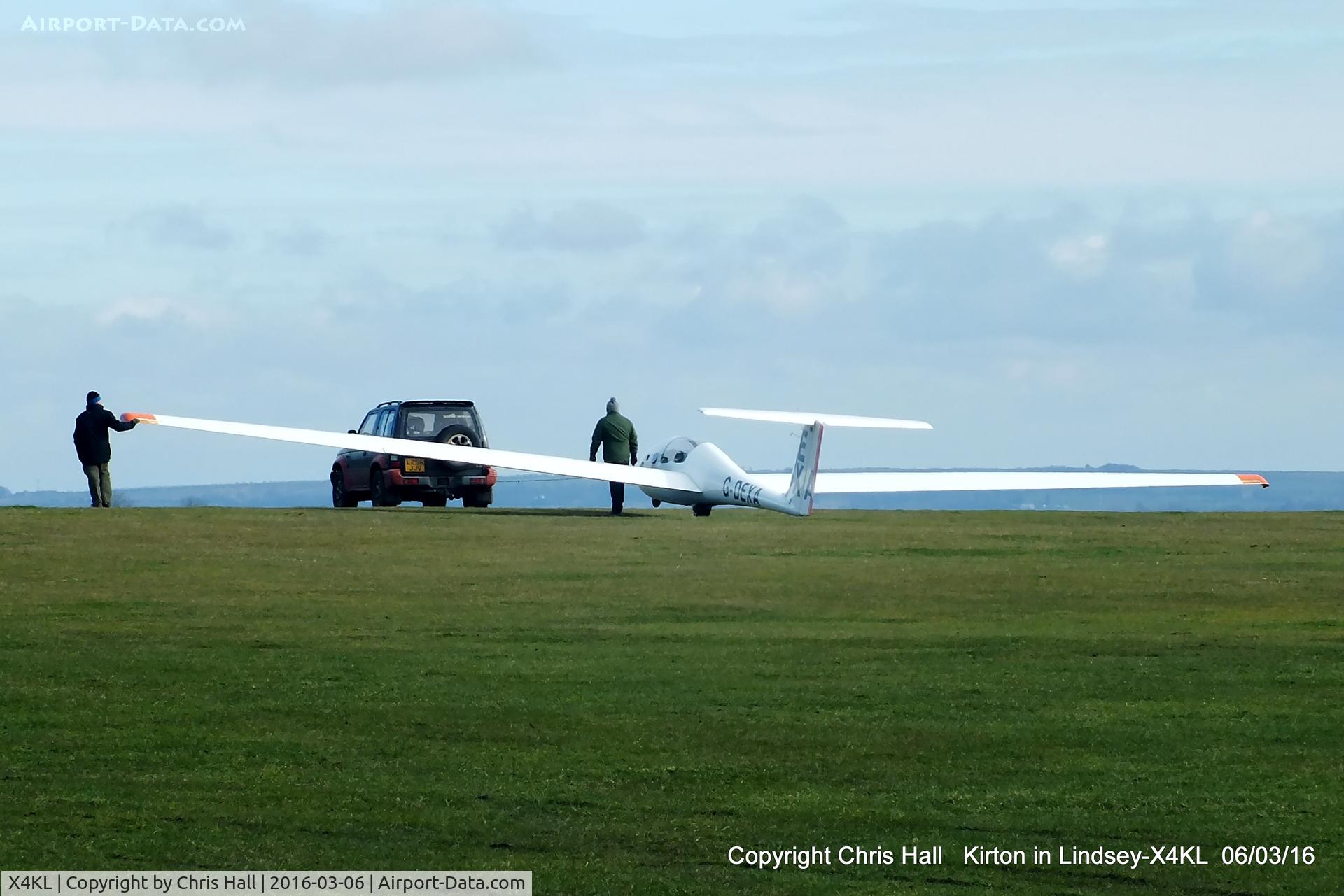 X4KL Airport - preparing for a days flying at Kirton in Lyndsey