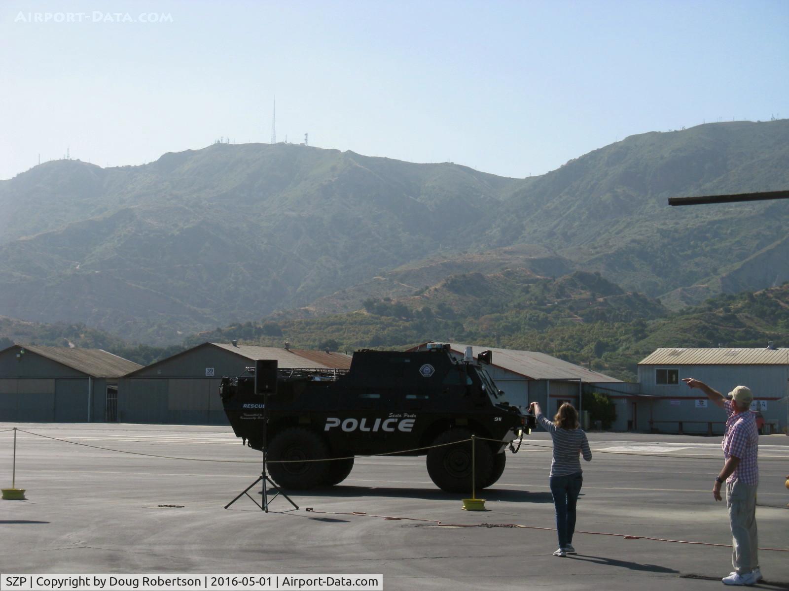 Santa Paula Airport (SZP) - Santa Paula Police Department Special Ops Vehicle