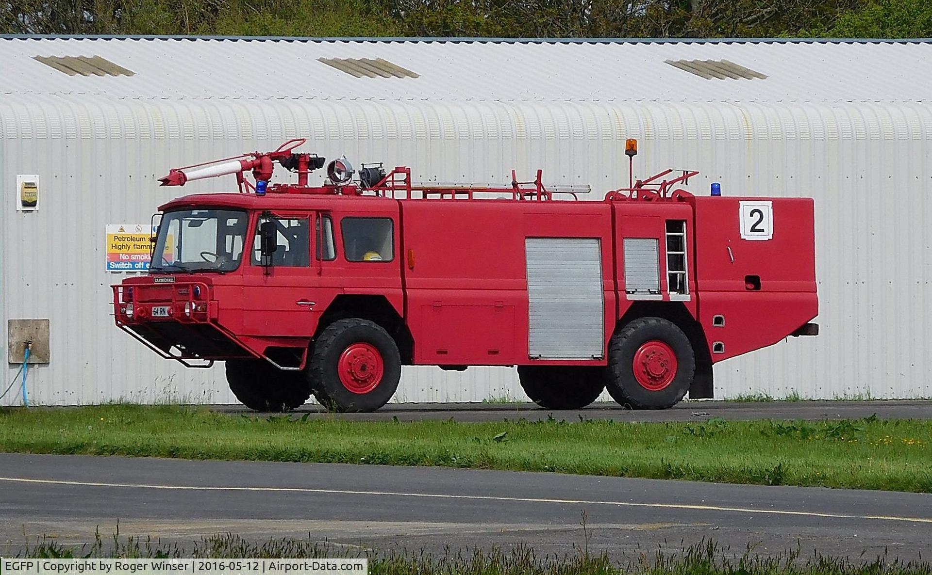 Pembrey Airport, Pembrey, Wales United Kingdom (EGFP) - Ex-Royal Navy Carmichael Fire and Rescue tender No.2.