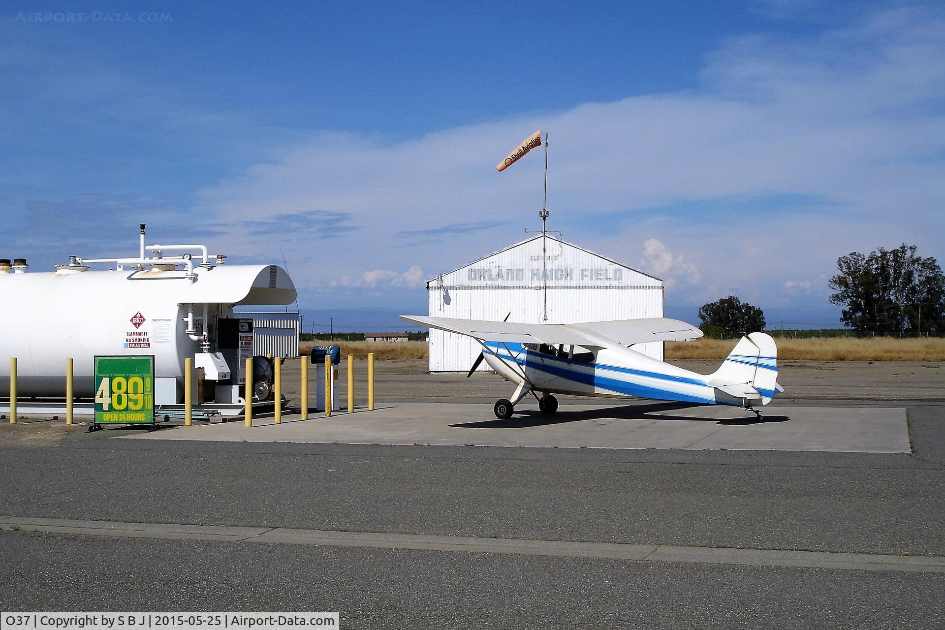Haigh Field Airport (O37) - 78E at the Orland airport gas island.