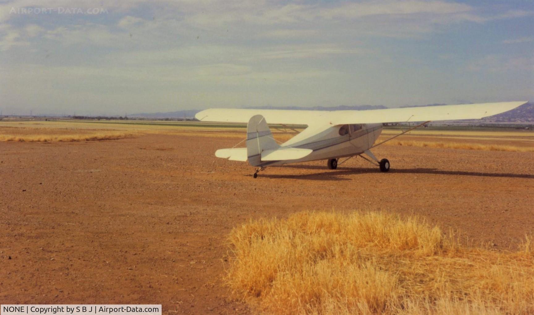 NONE Airport - 78E at a duster strip west of Woodland, Calif. (O41) that I would occasionally land at. Once landed my C150 and was rewarded with 2 nicks in the prop. Never did that again!