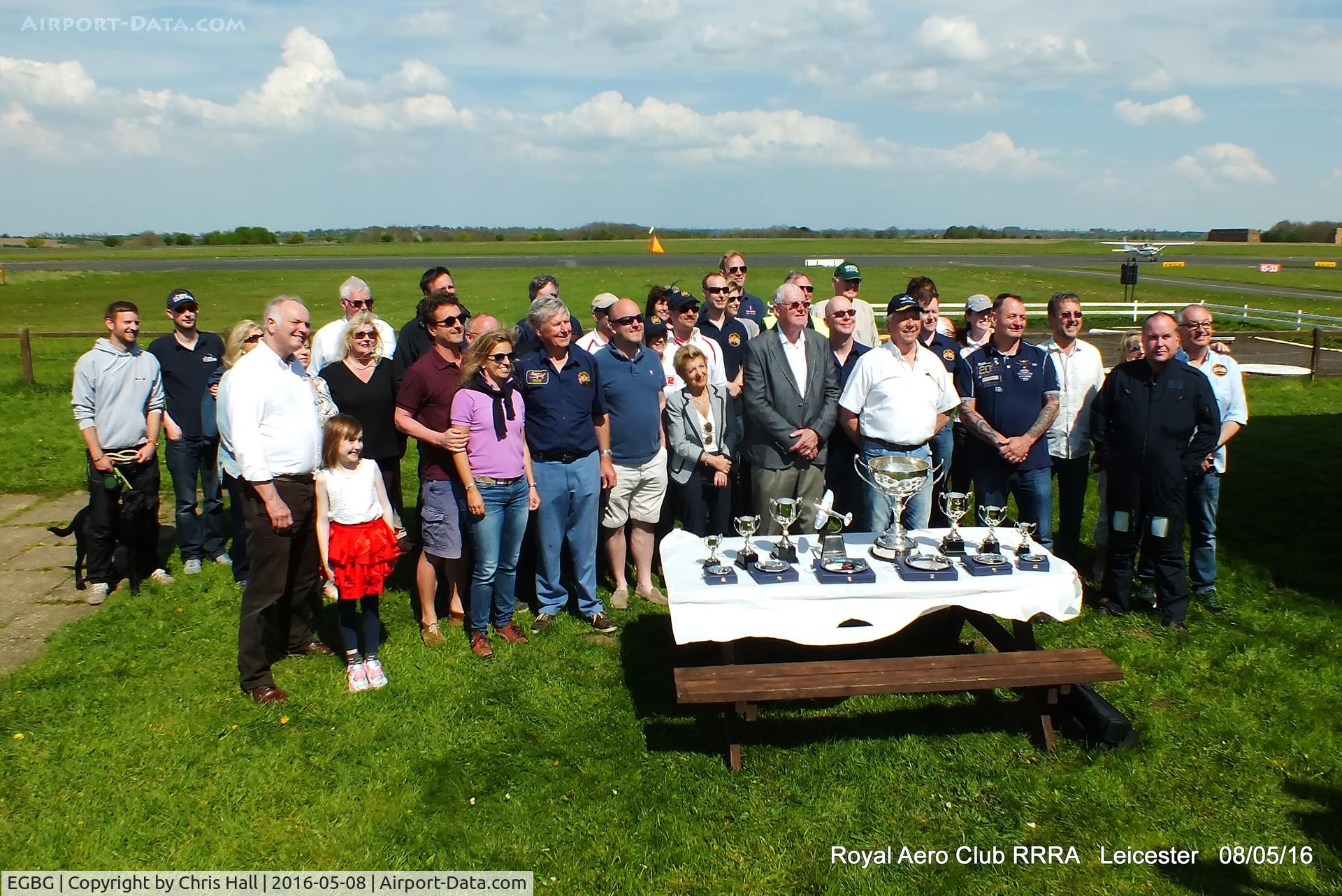 Leicester Airport, Leicester, England United Kingdom (EGBG) - competetors in the Royal Aero Club air race at Leicester