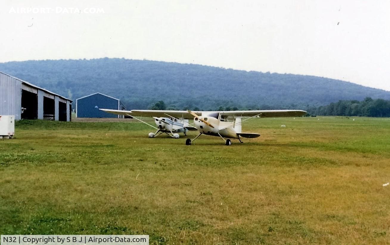 N32 Airport - This lovely airport was called Blue Swan and was in Sayre, Pennsylvania. It was closed around 2000. 