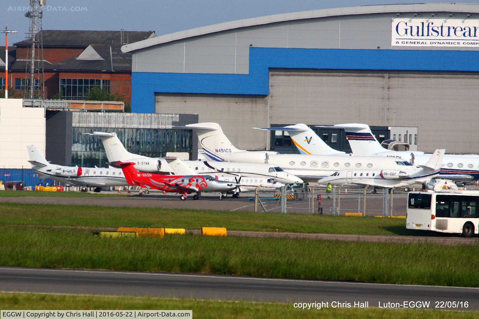 London Luton Airport, London, England United Kingdom (EGGW) - Bizjets at Luton