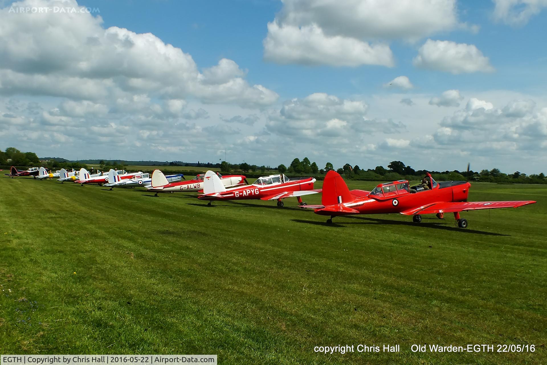 EGTH Airport - 70th Anniversary of the first flight of the de Havilland Chipmunk  Fly-In at Old Warden