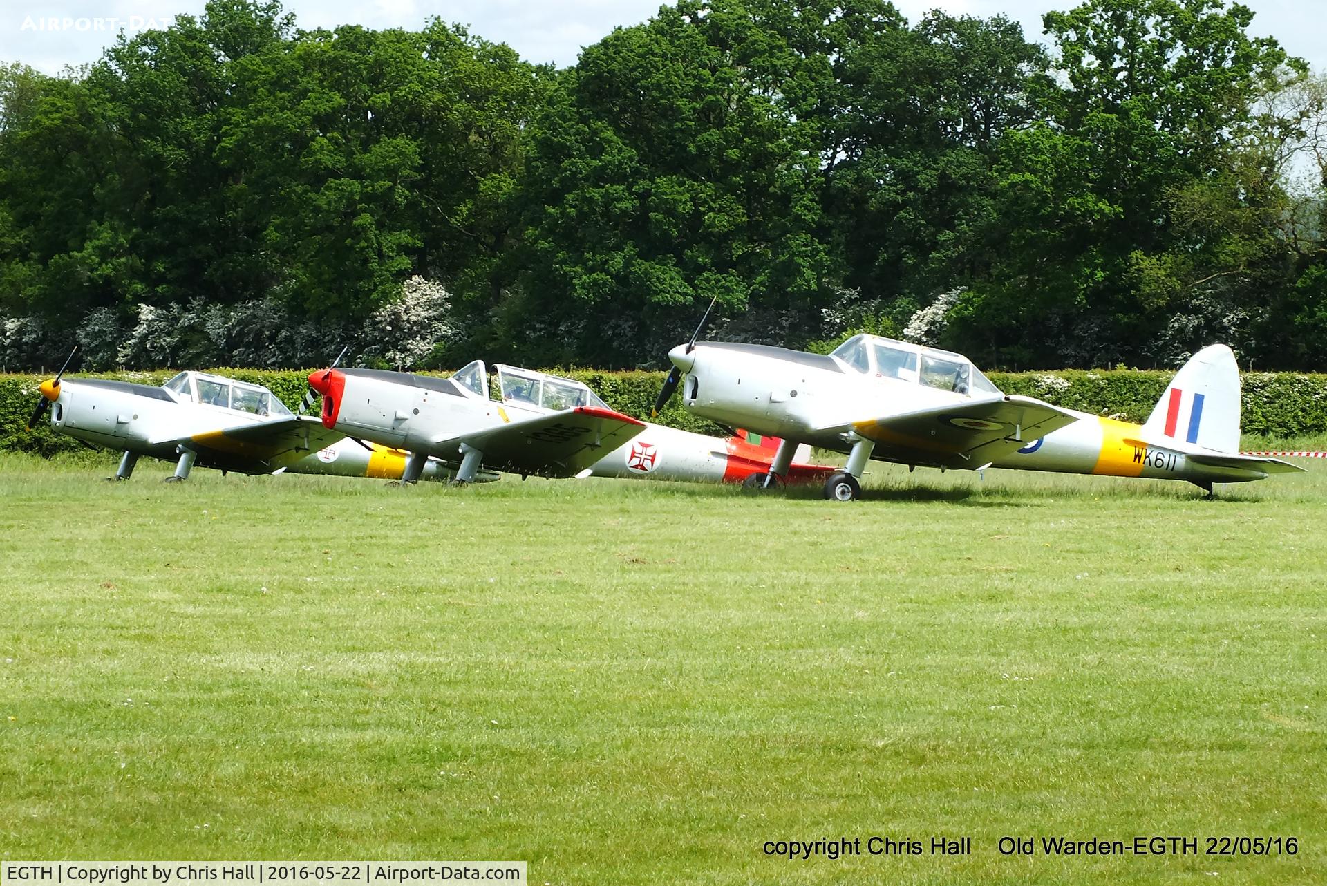 EGTH Airport - 70th Anniversary of the first flight of the de Havilland Chipmunk  Fly-In at Old Warden