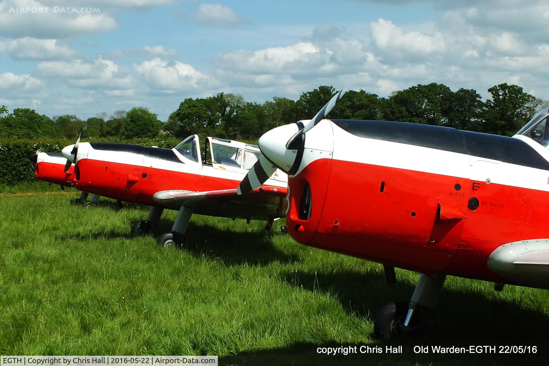 EGTH Airport - 70th Anniversary of the first flight of the de Havilland Chipmunk  Fly-In at Old Warden