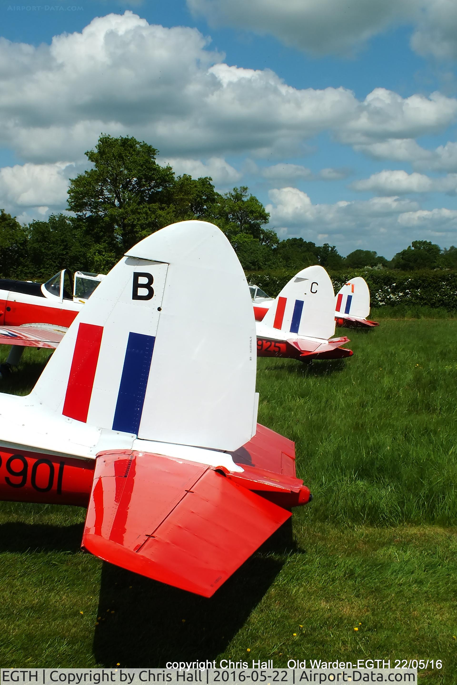 EGTH Airport - 70th Anniversary of the first flight of the de Havilland Chipmunk  Fly-In at Old Warden