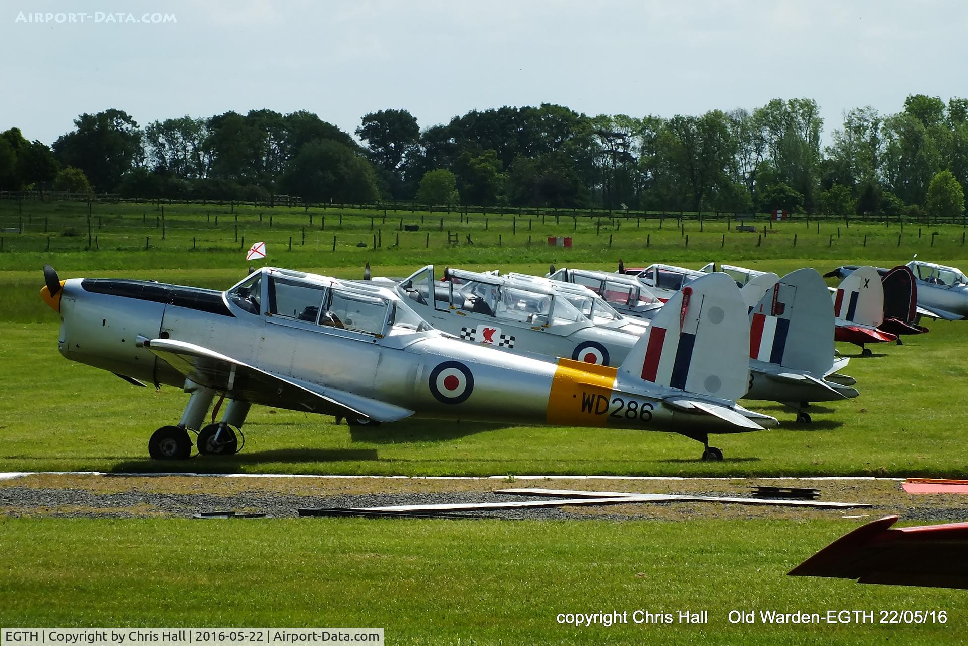 EGTH Airport - 70th Anniversary of the first flight of the de Havilland Chipmunk  Fly-In at Old Warden