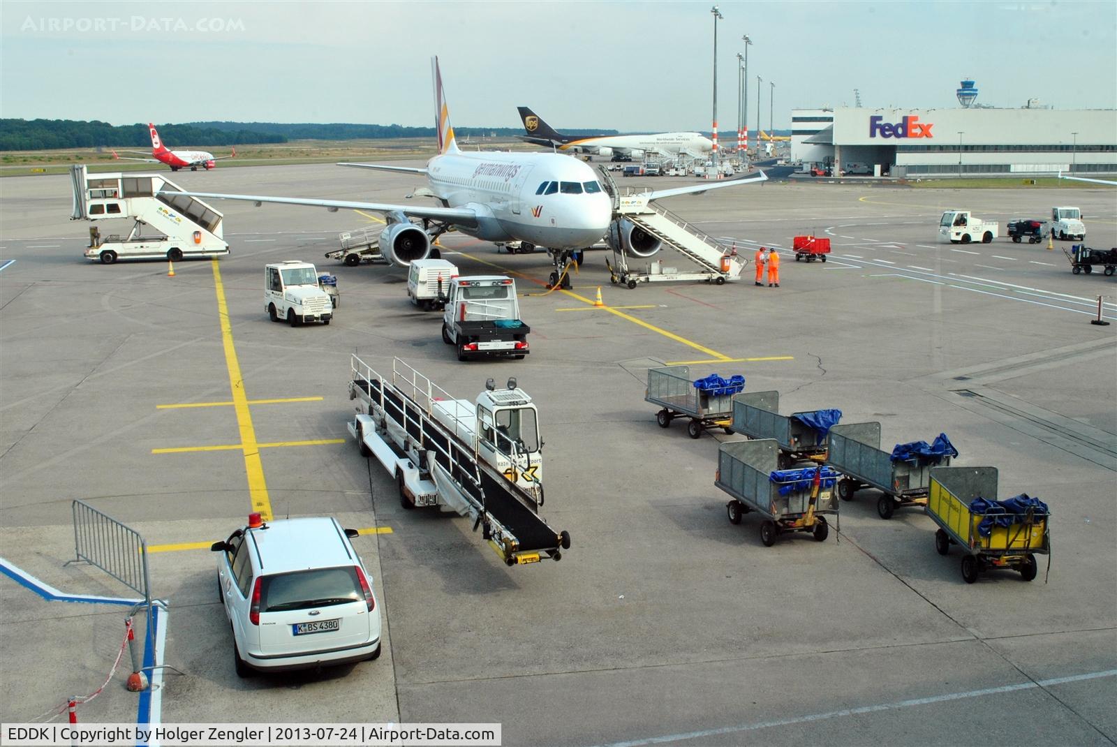 Cologne Bonn Airport, Cologne/Bonn Germany (EDDK) - View to southern parts of CGN...