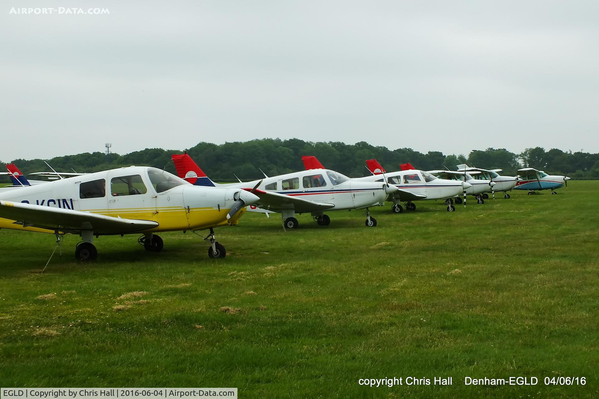 Denham Aerodrome Airport, Gerrards Cross, England United Kingdom (EGLD) - at Denham