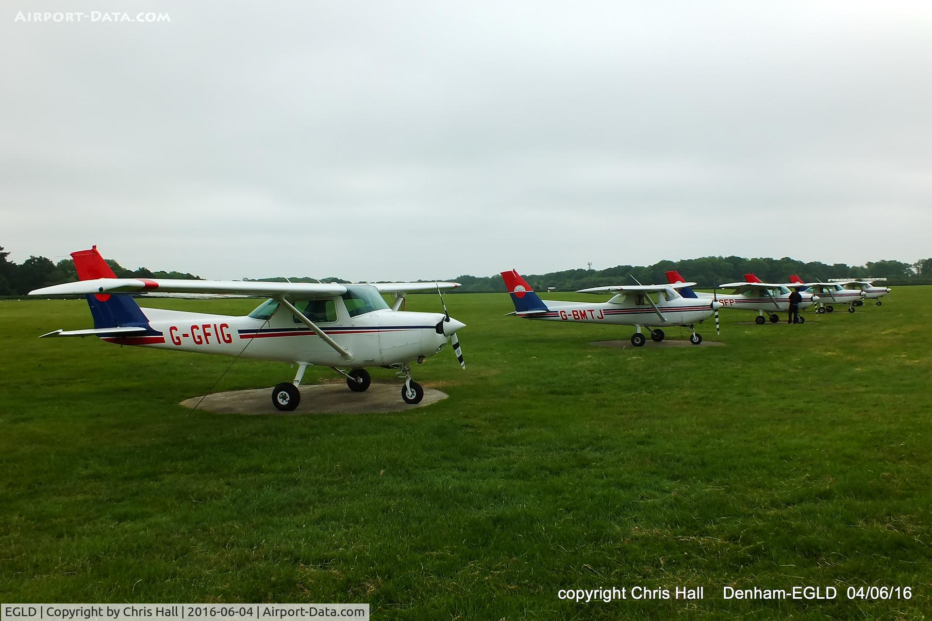 Denham Aerodrome Airport, Gerrards Cross, England United Kingdom (EGLD) - at Denham