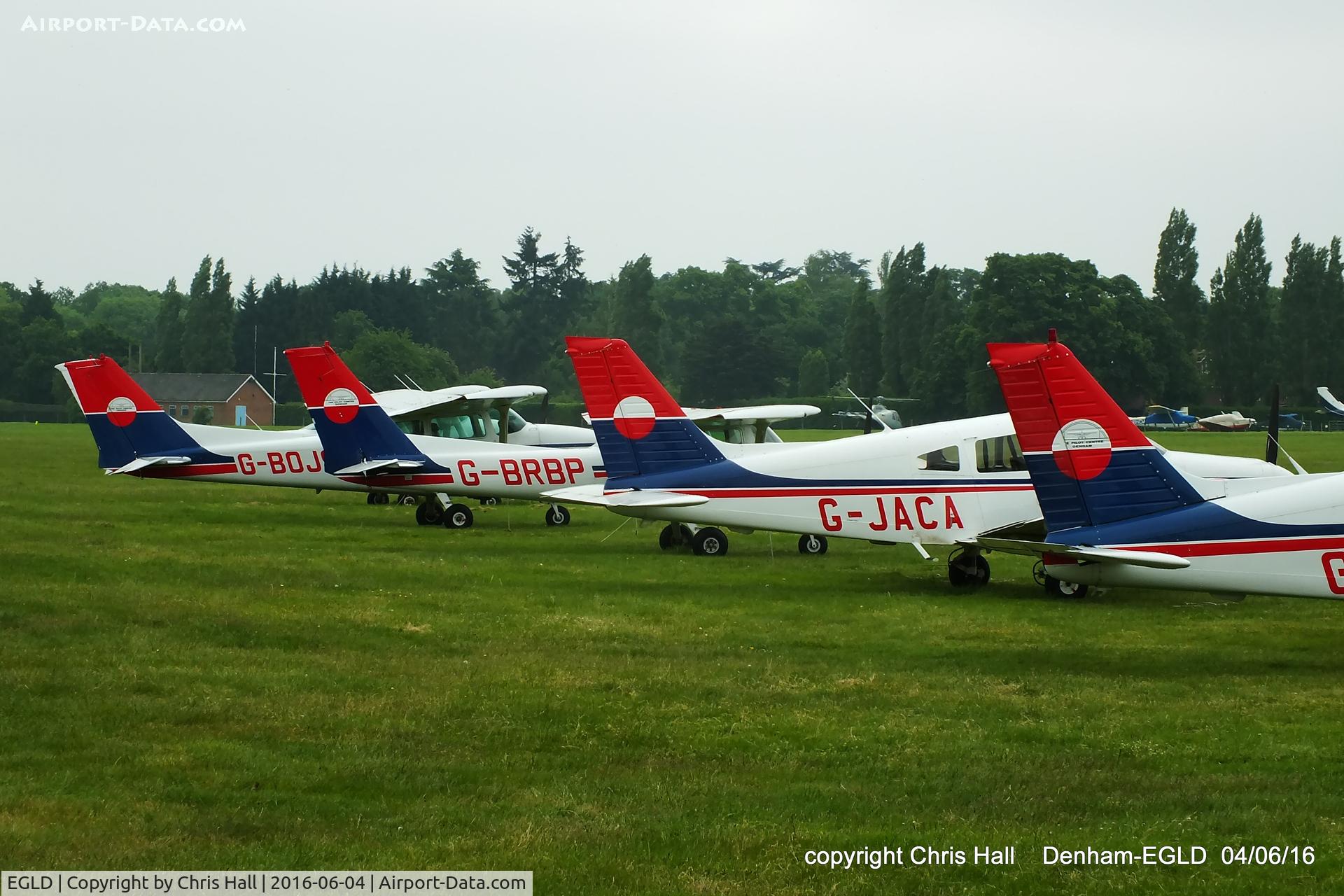 Denham Aerodrome Airport, Gerrards Cross, England United Kingdom (EGLD) - at Denham
