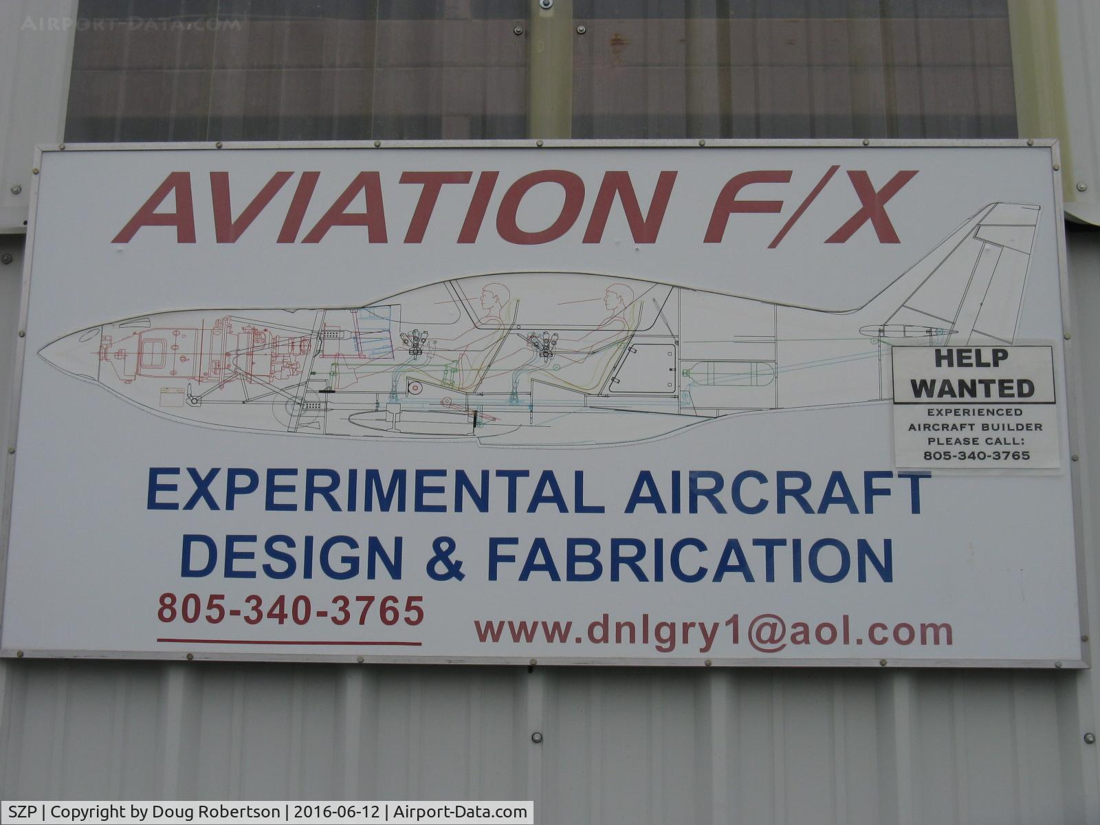 Santa Paula Airport (SZP) - HELP WANTED-more than 50 Experimental aircraft have been built/rebuilt/completed to airworthy status by this firm.
