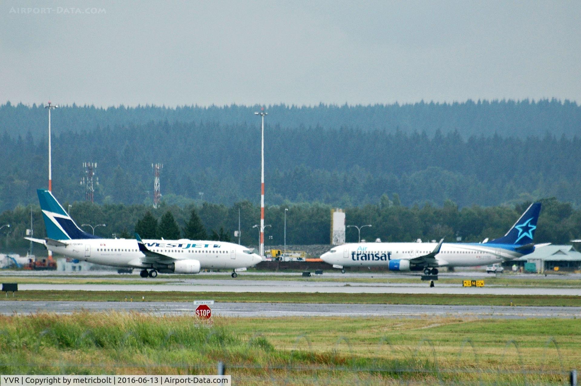 Vancouver International Airport, Vancouver, British Columbia Canada (YVR) - Meeting of B737s