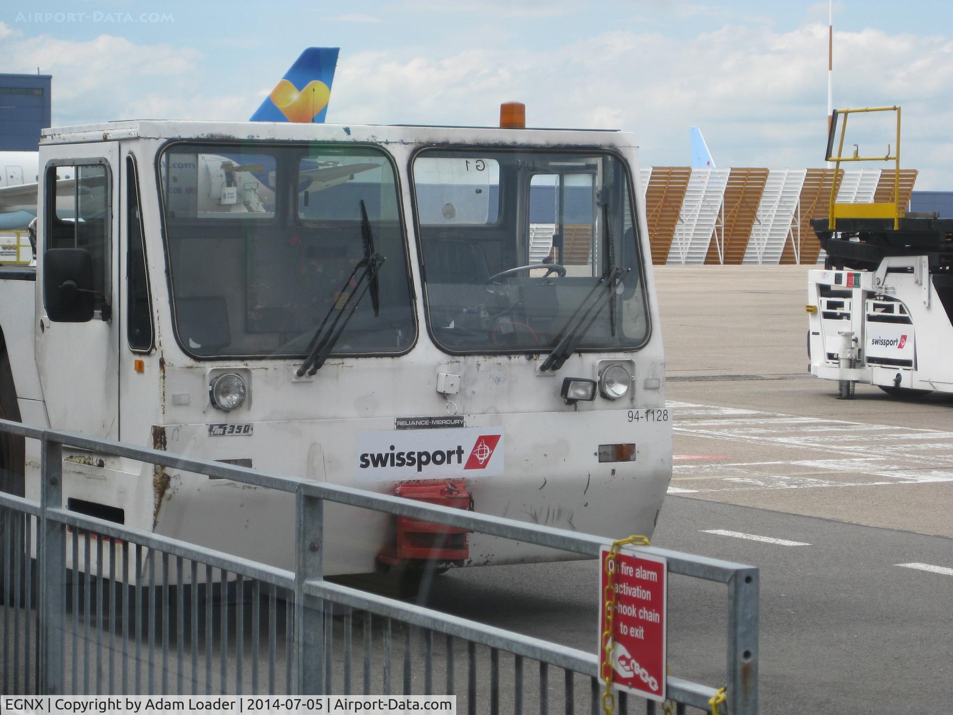 Nottingham East Midlands Airport, East Midlands, England United Kingdom (EGNX) - This rather cute looking vehicle was seen at East Midlands Airport