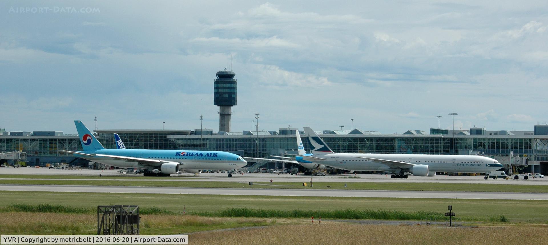Vancouver International Airport, Vancouver, British Columbia Canada (YVR) - Back home to Asia.