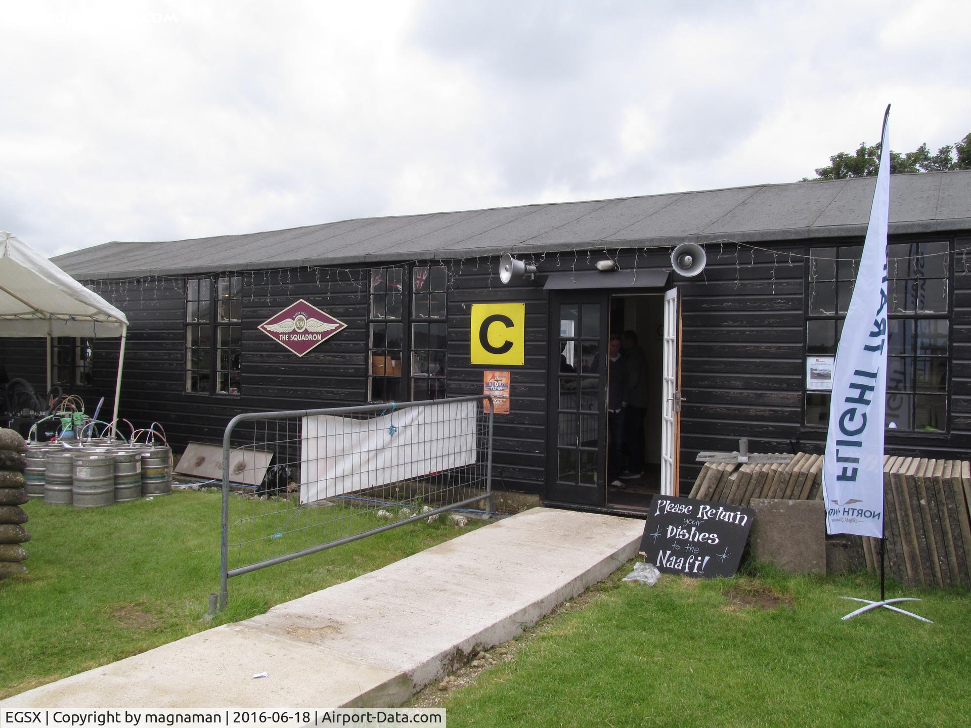 North Weald Airfield Airport, North Weald, England United Kingdom (EGSX) - is that c for café or control?