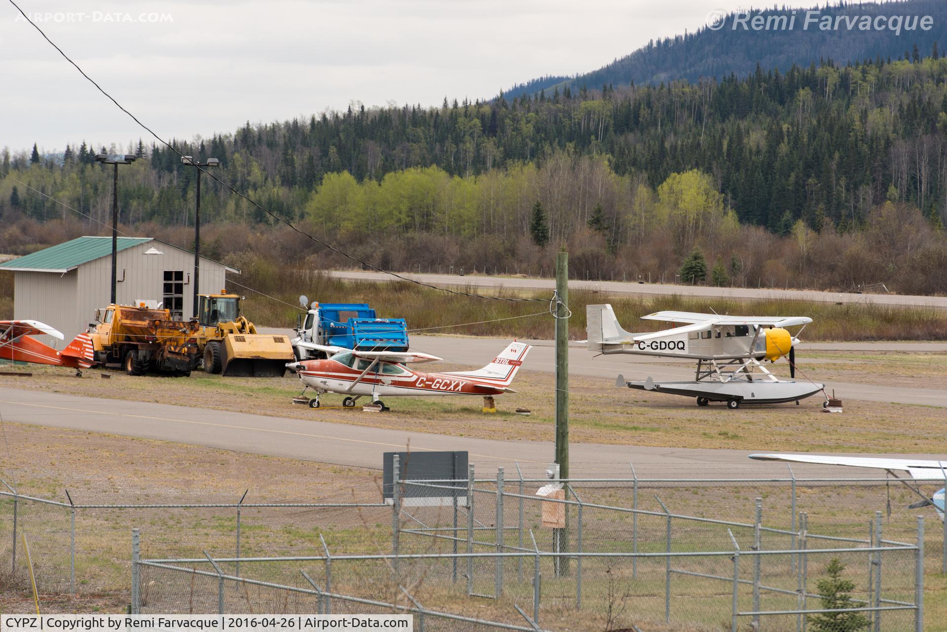 Burns Lake Airport, Burns Lake, British Columbia Canada (CYPZ) - Shot from Highway 16. 