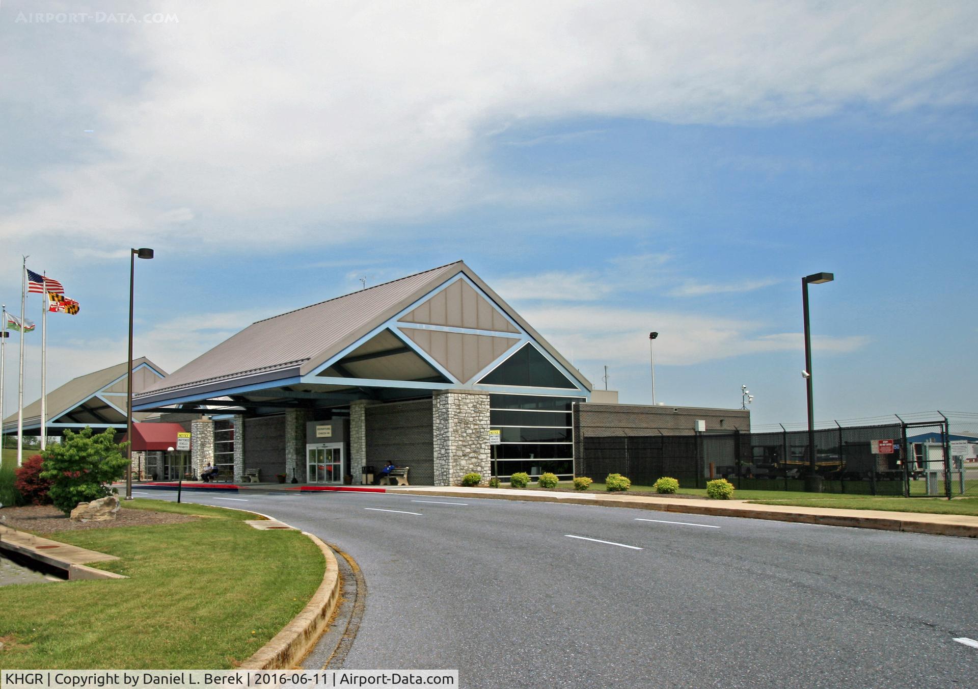 Hagerstown Rgnl-richard A Henson Fld Airport (HGR) - This is the passenger terminal of Hagerstown Regional Airport.