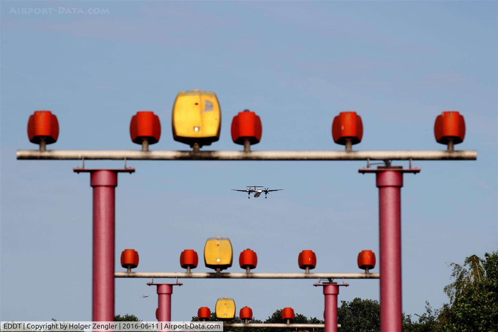 Tegel International Airport (closing in 2011), Berlin Germany (EDDT) - Inbound traffic for rwy 08L in mild morning light....