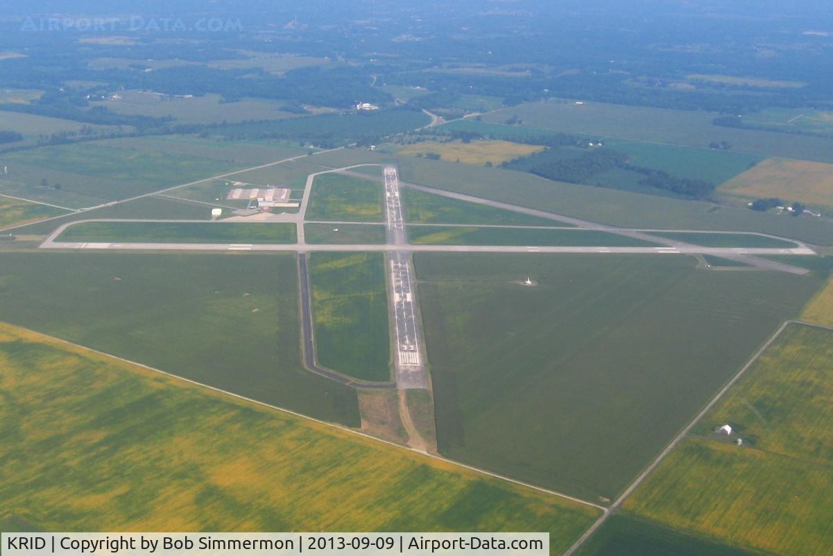 Richmond Municipal Airport (RID) - Looking NW