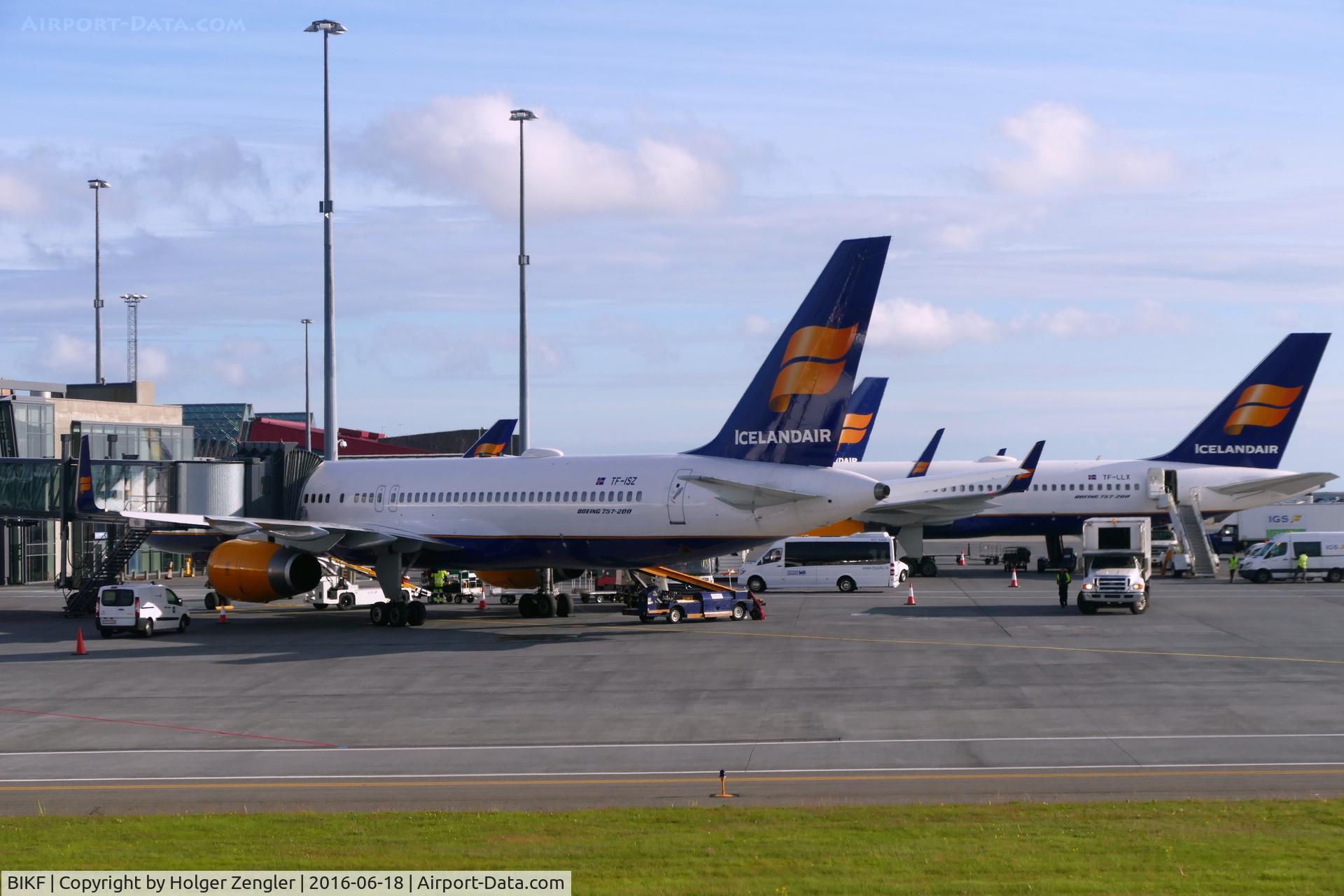 Keflavík International Airport (Flugstöð Leifs Eiríkssonar), Keflavík Iceland (BIKF) - The Island Air corner....